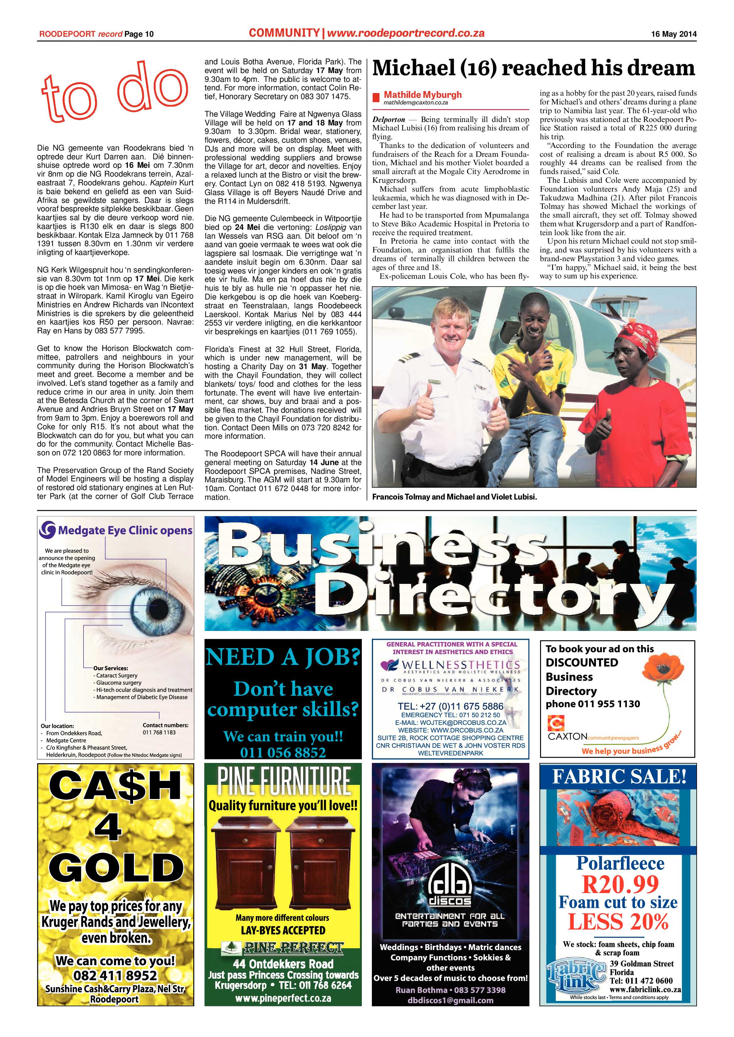 Roodepoort Record 16 May 2014 page 10