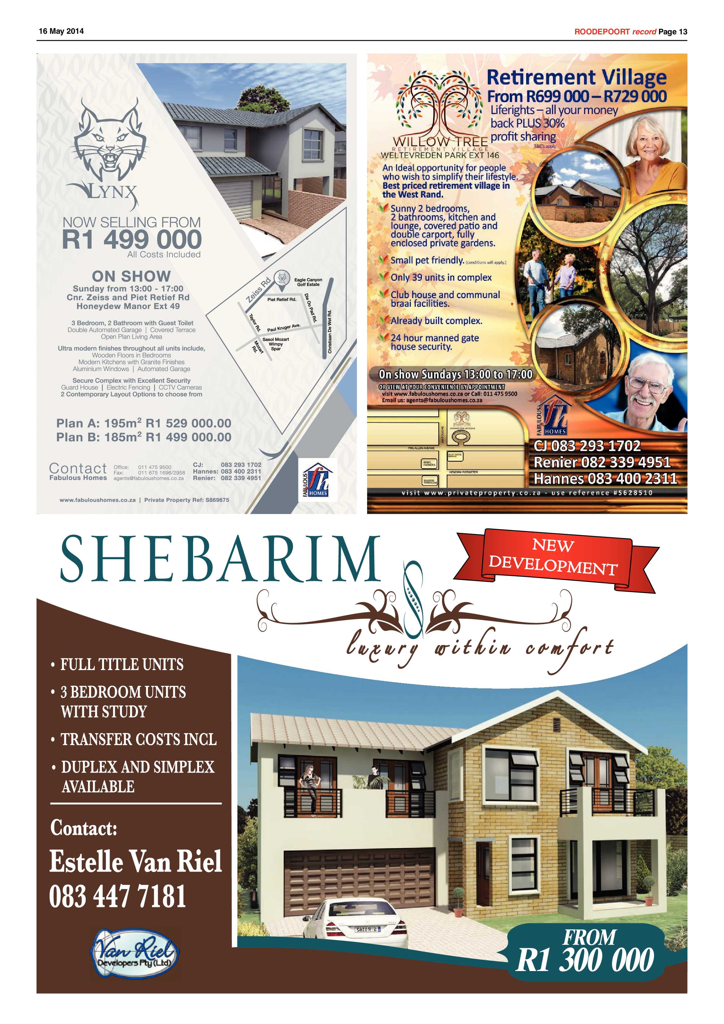 Roodepoort Record 16 May 2014 page 13