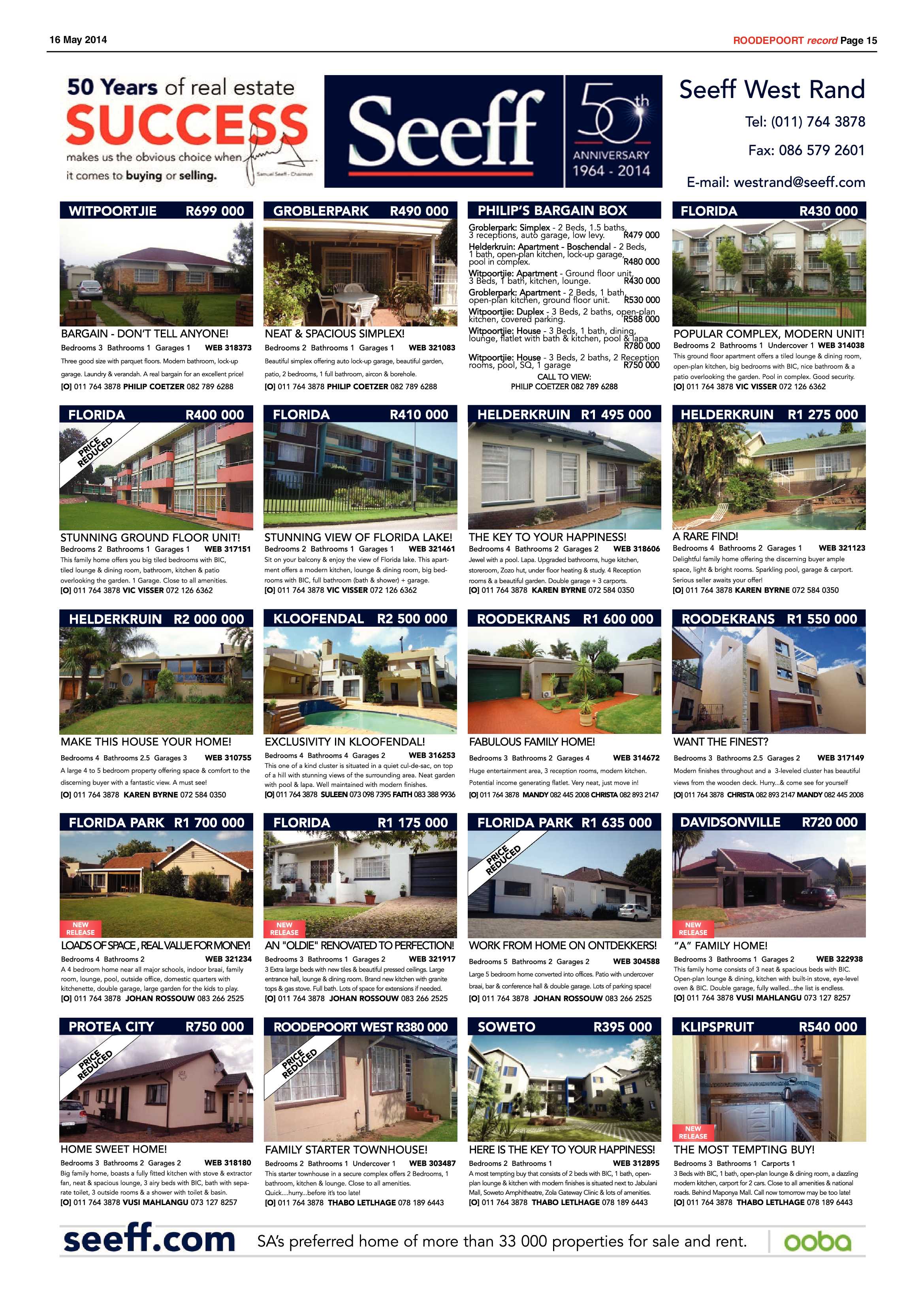 Roodepoort Record 16 May 2014 page 15