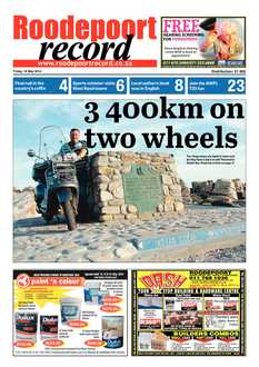 Roodepoort Record 16 May 2014