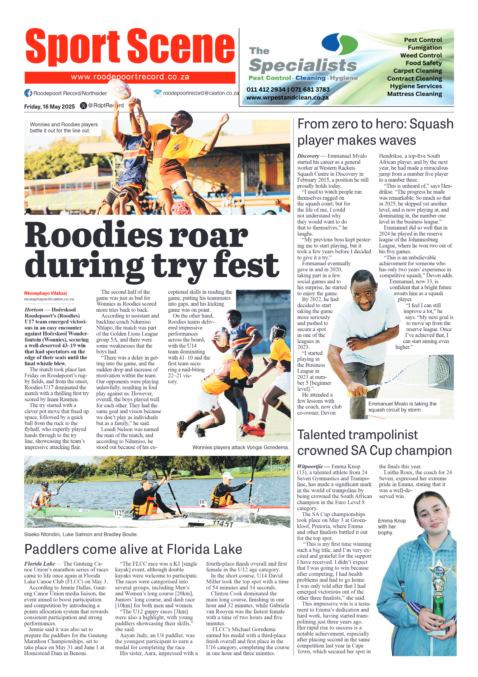 Roodepoort Record 16 May 2025 page 8
