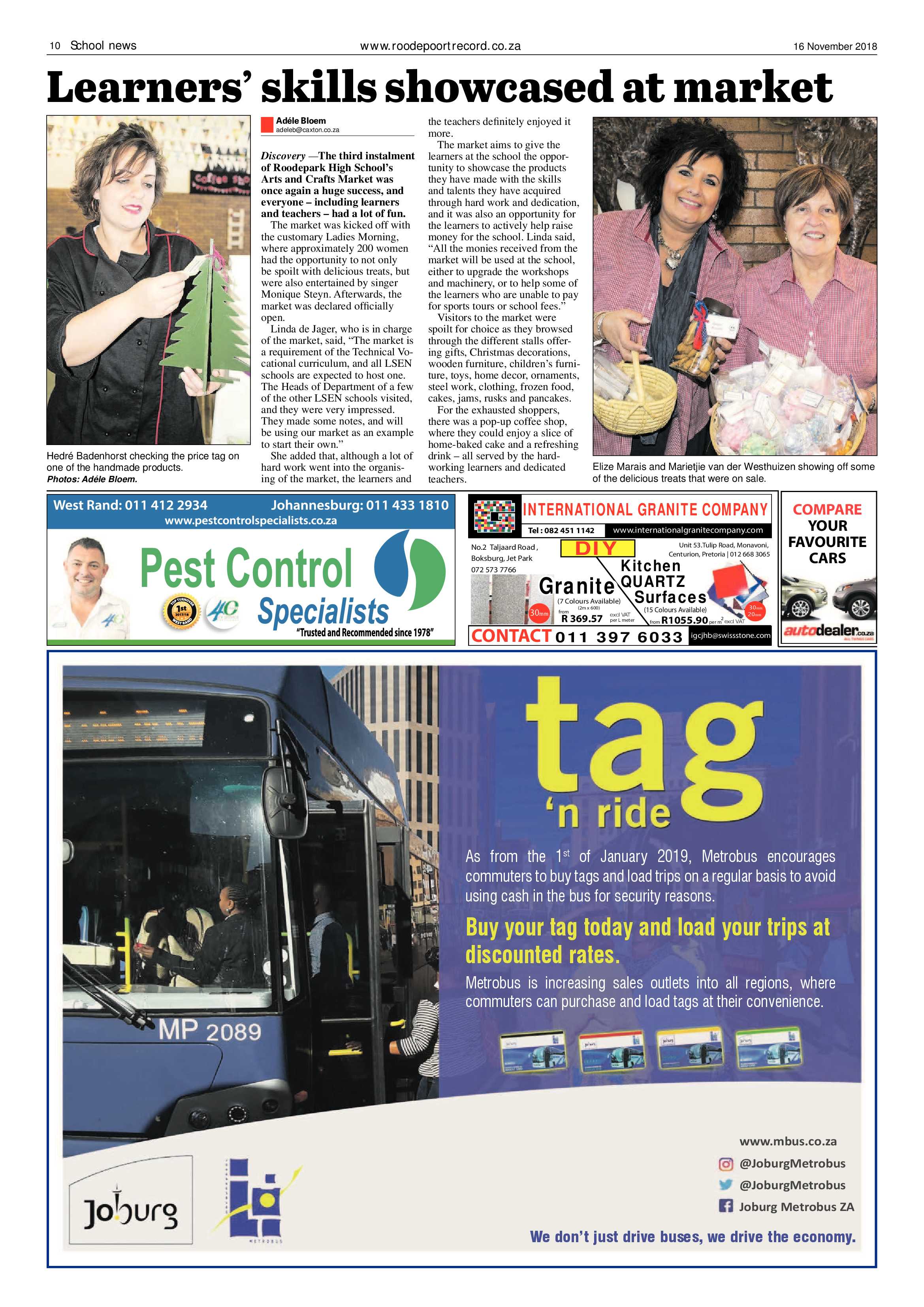 Roodepoort Record 16 November 2018 page 10