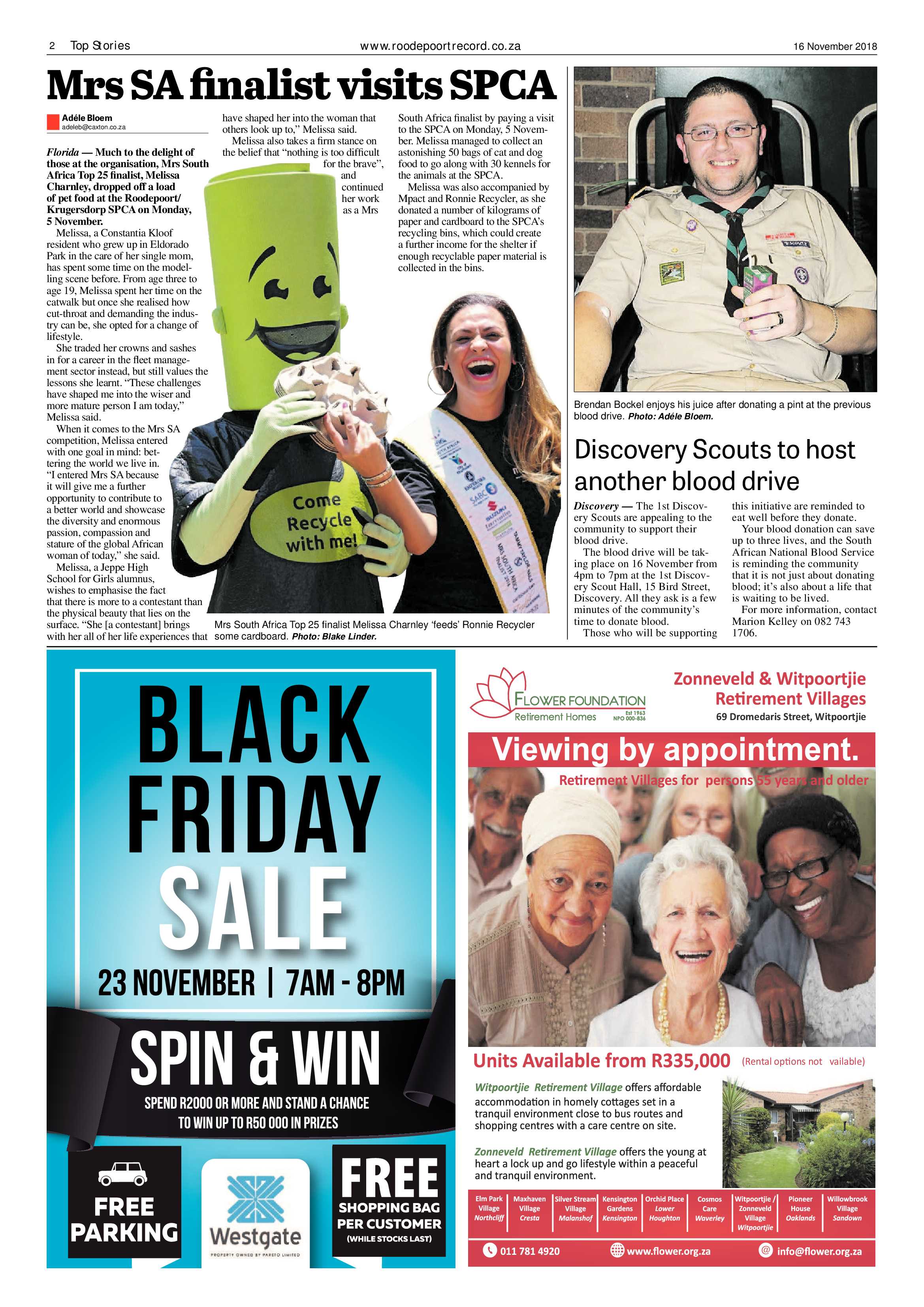 Roodepoort Record 16 November 2018 page 2