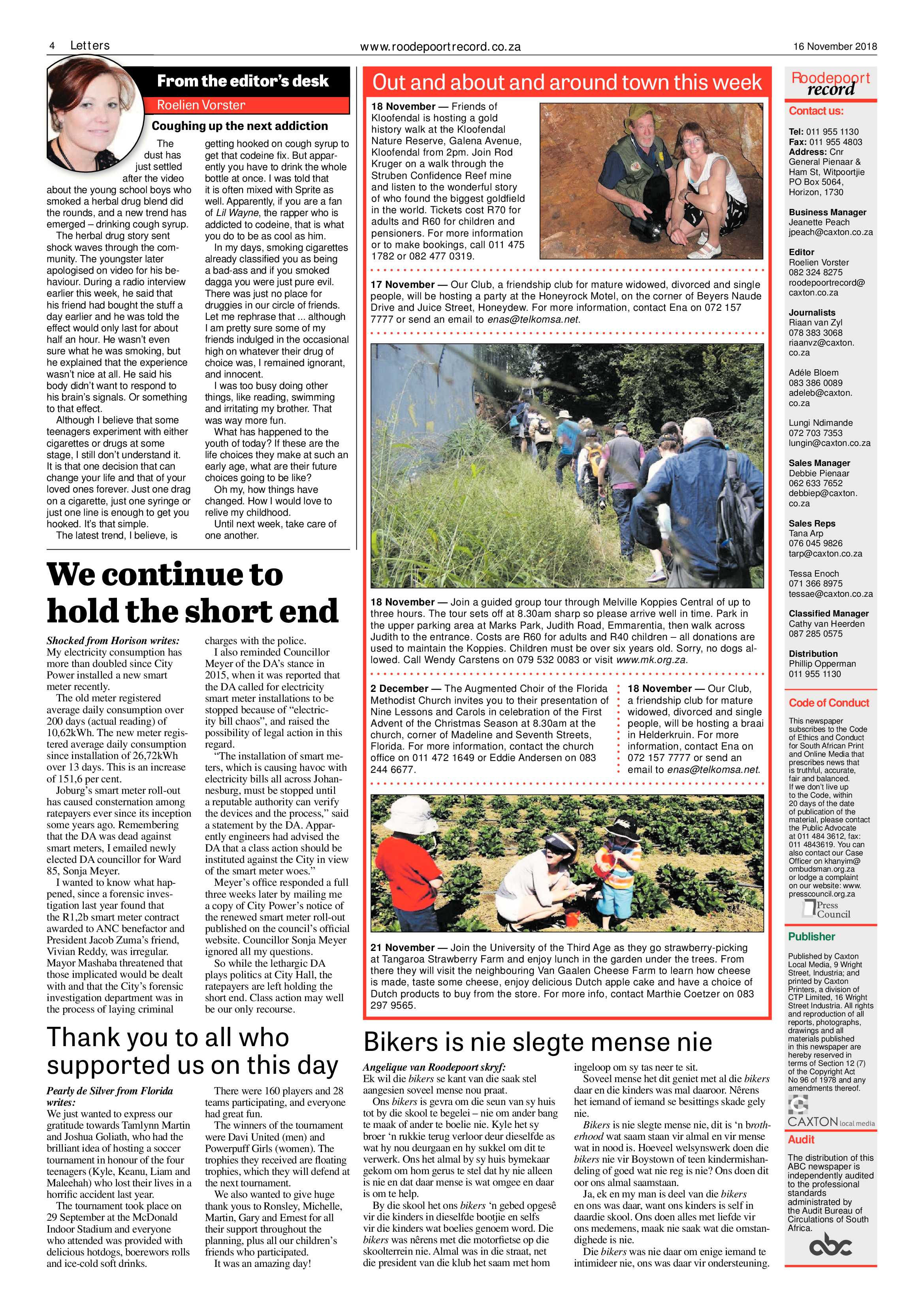Roodepoort Record 16 November 2018 page 4