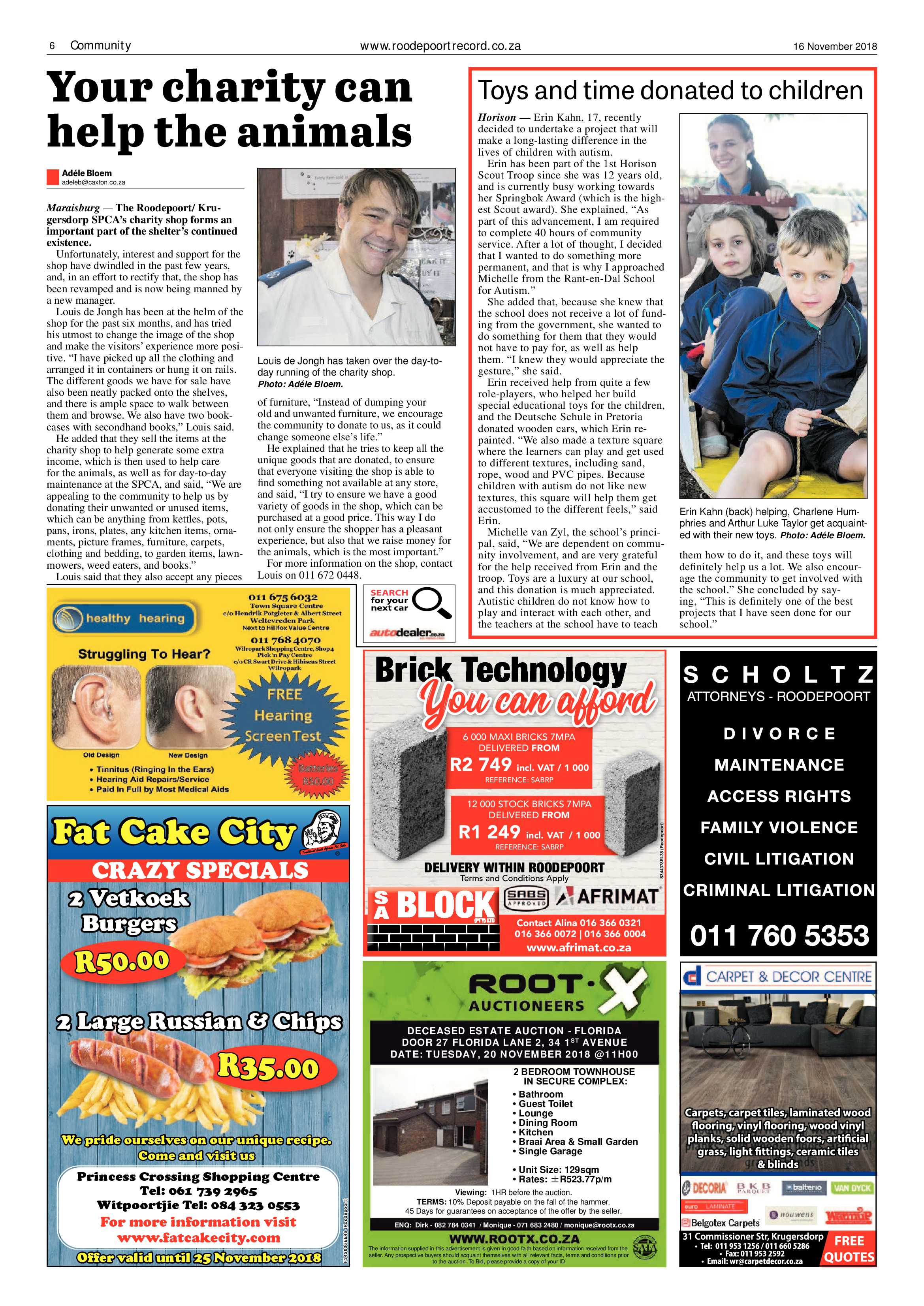 Roodepoort Record 16 November 2018 page 6