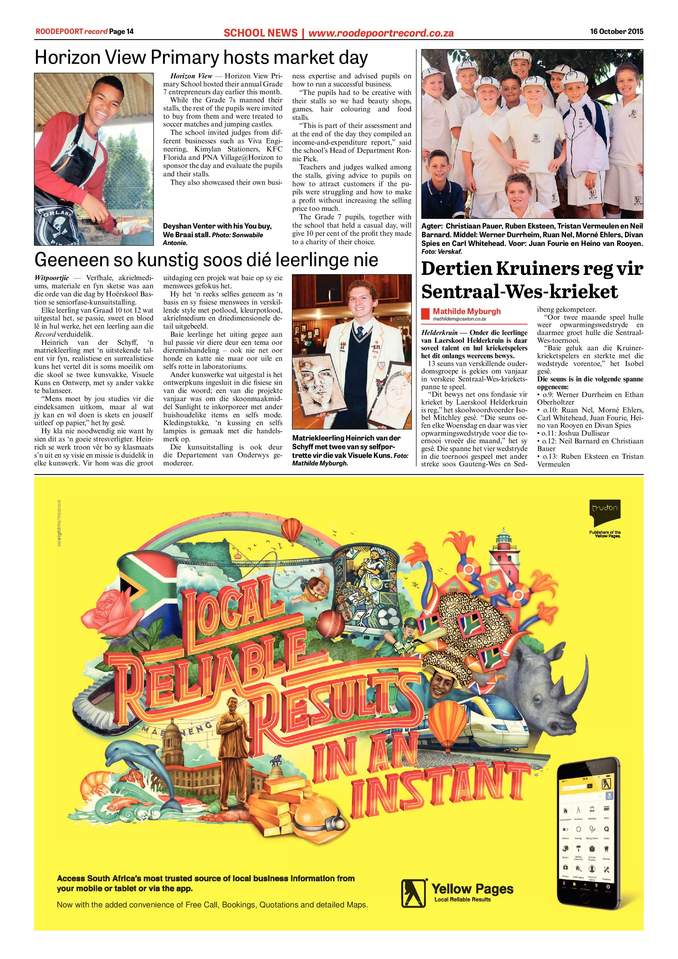 Roodepoort Record 16 October 2015 page 14