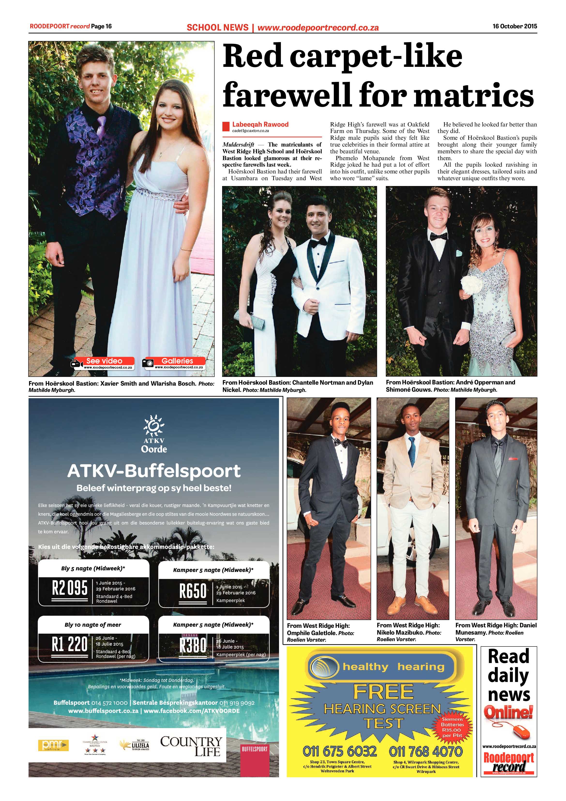 Roodepoort Record 16 October 2015 page 16