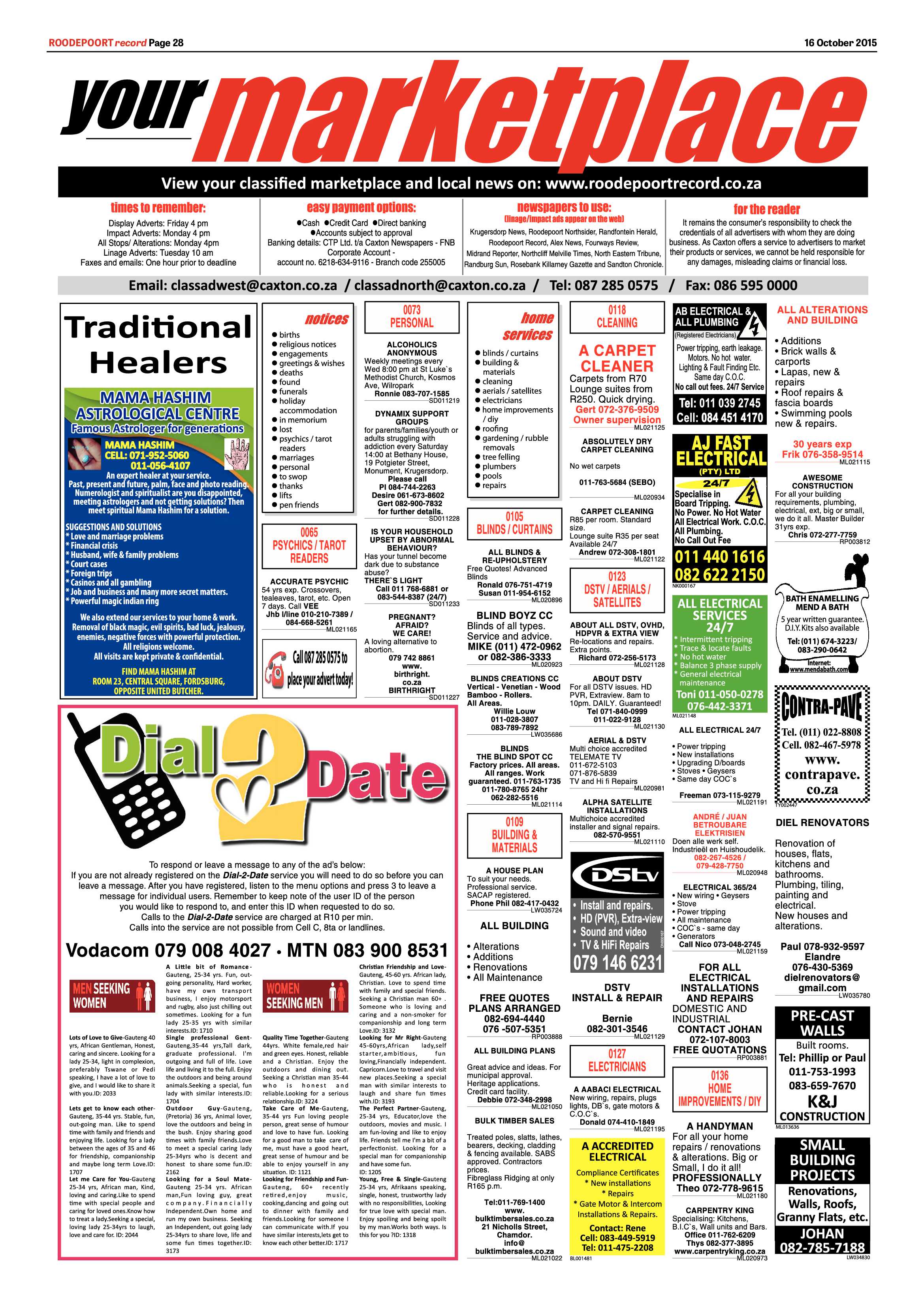 Roodepoort Record 16 October 2015 page 28