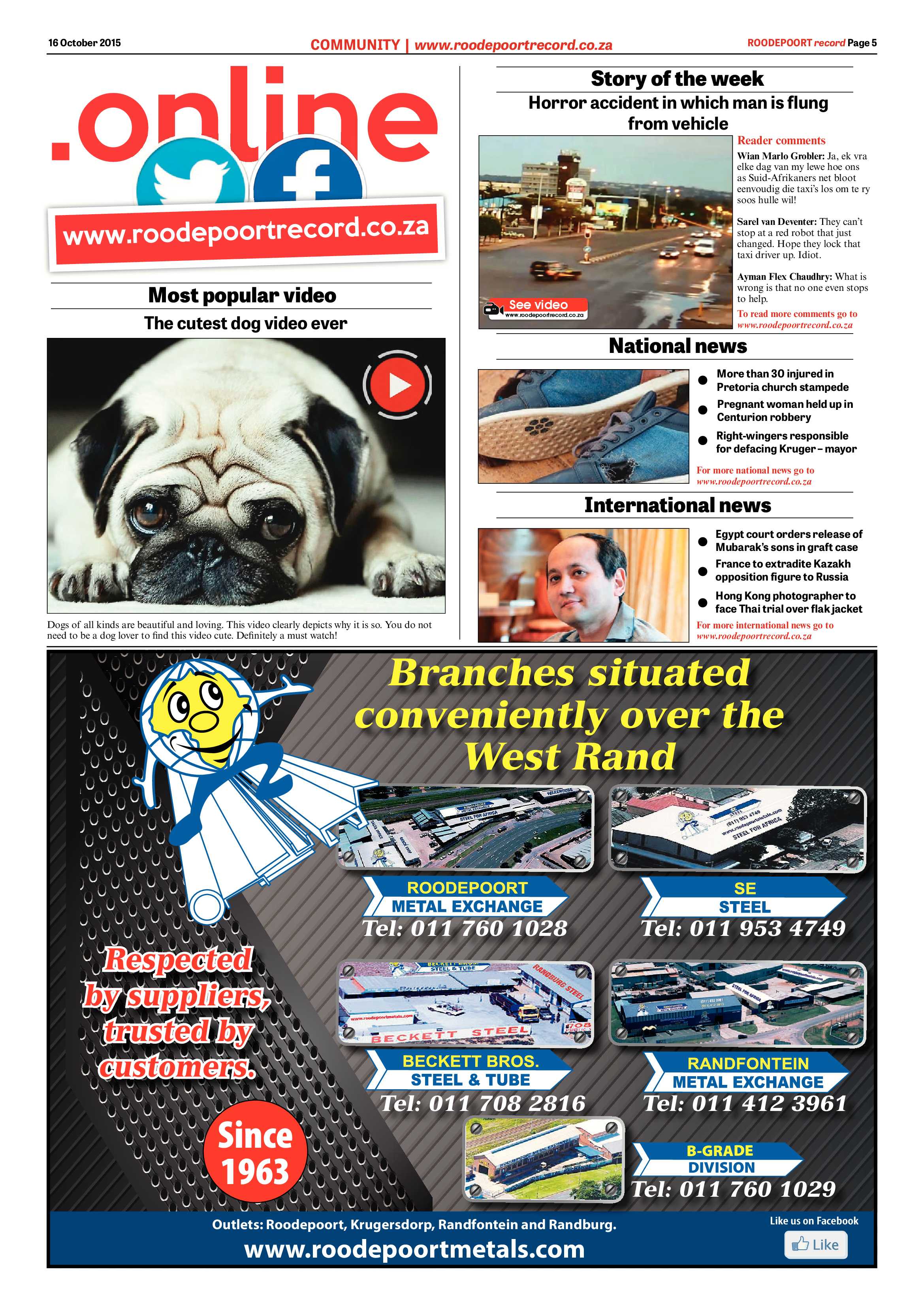 Roodepoort Record 16 October 2015 page 5
