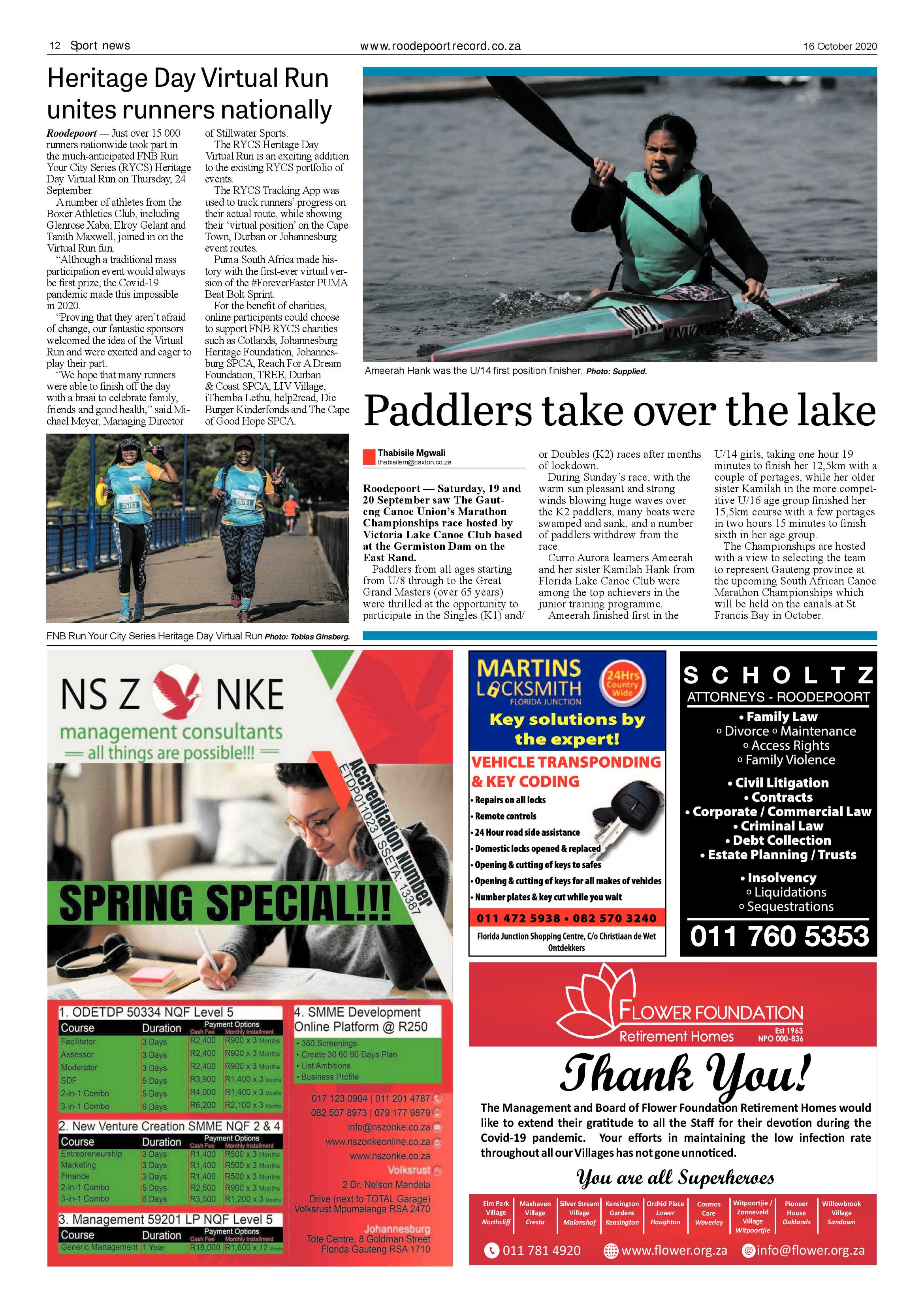 Roodepoort Record 16 October 2020 page 12