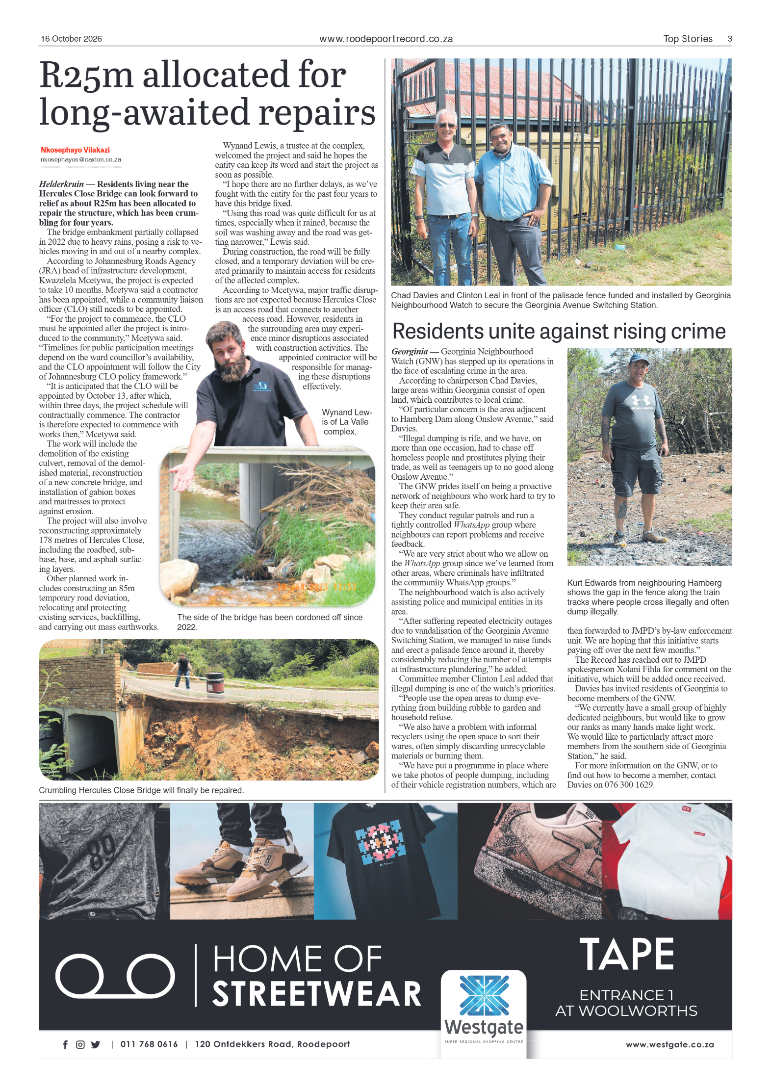 Roodepoort Record 16 October 2026 page 3