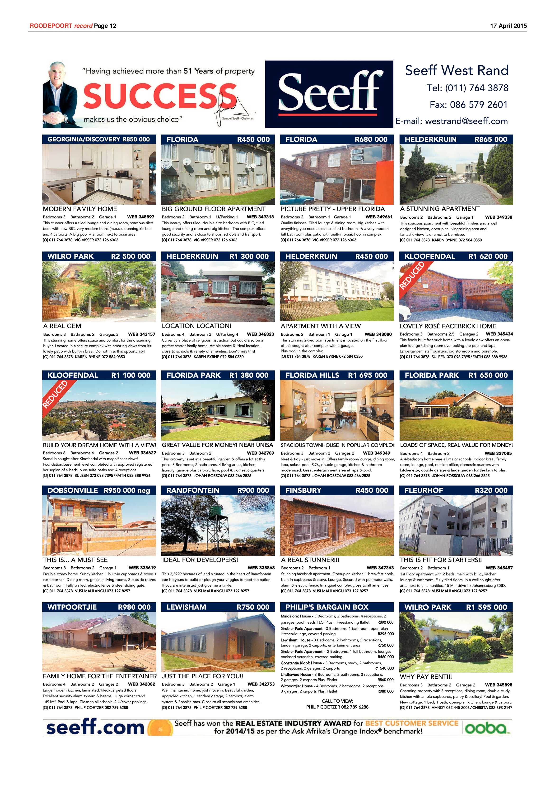 Roodepoort Record 17 April 2015 page 12