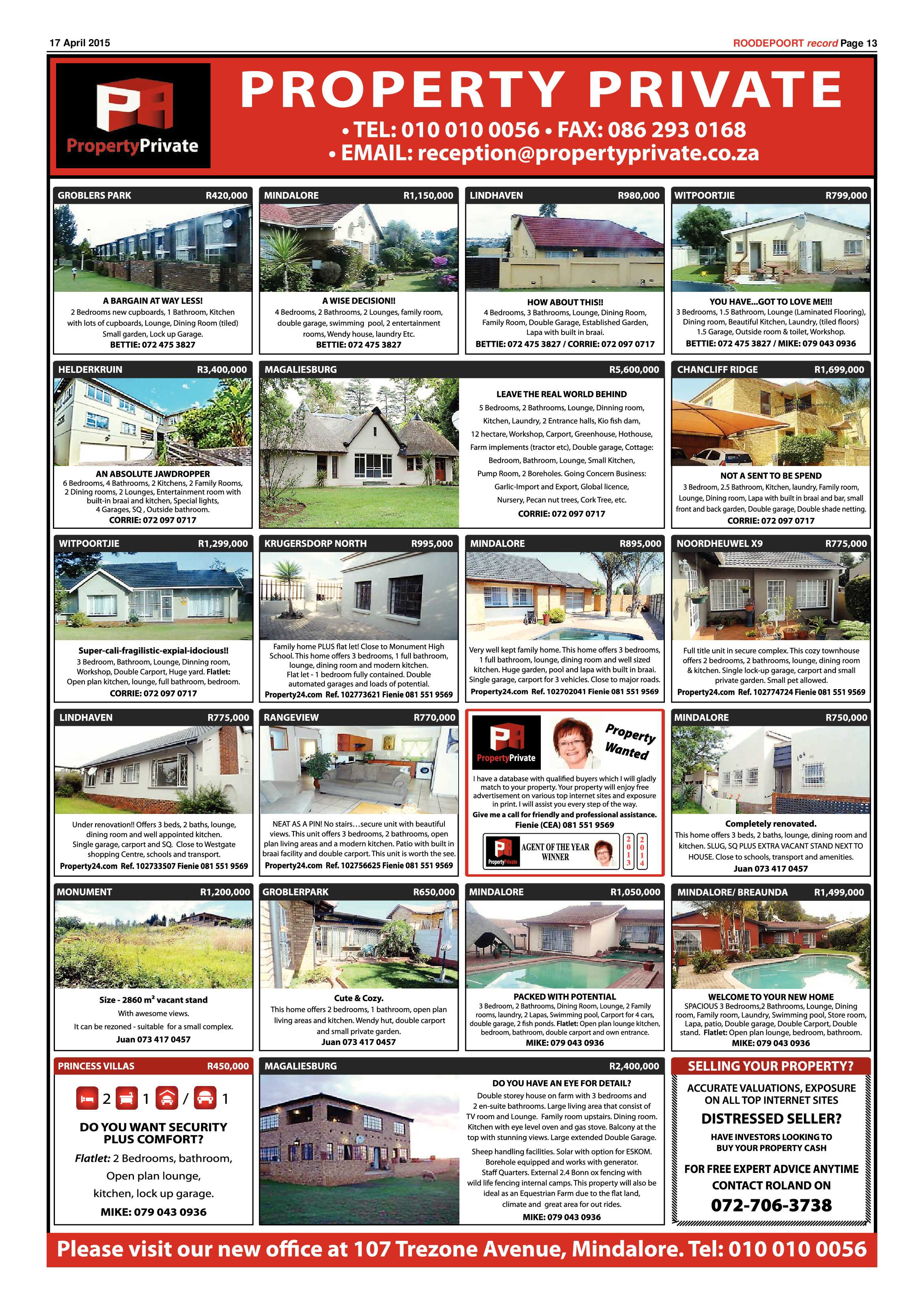 Roodepoort Record 17 April 2015 page 13