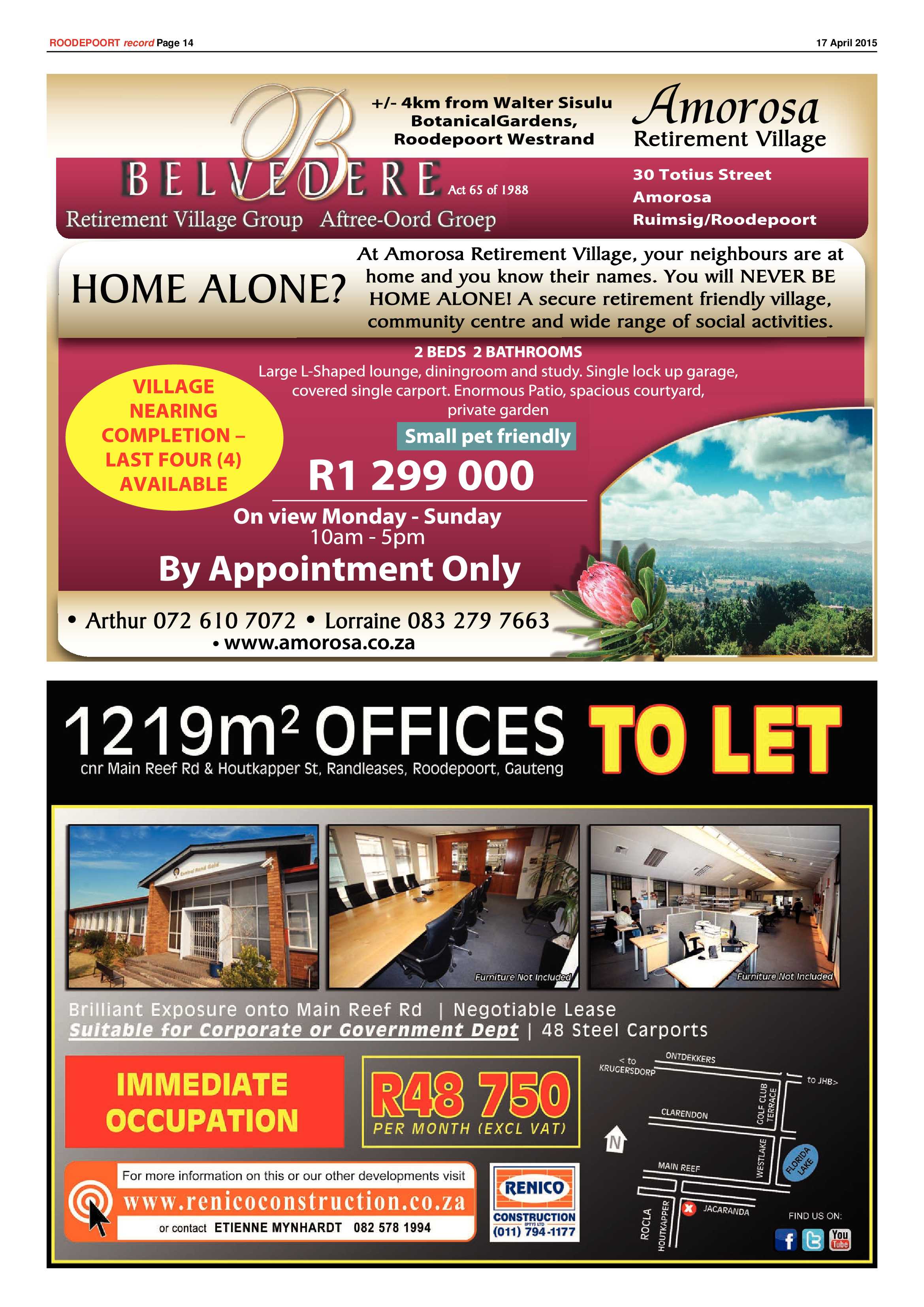 Roodepoort Record 17 April 2015 page 14