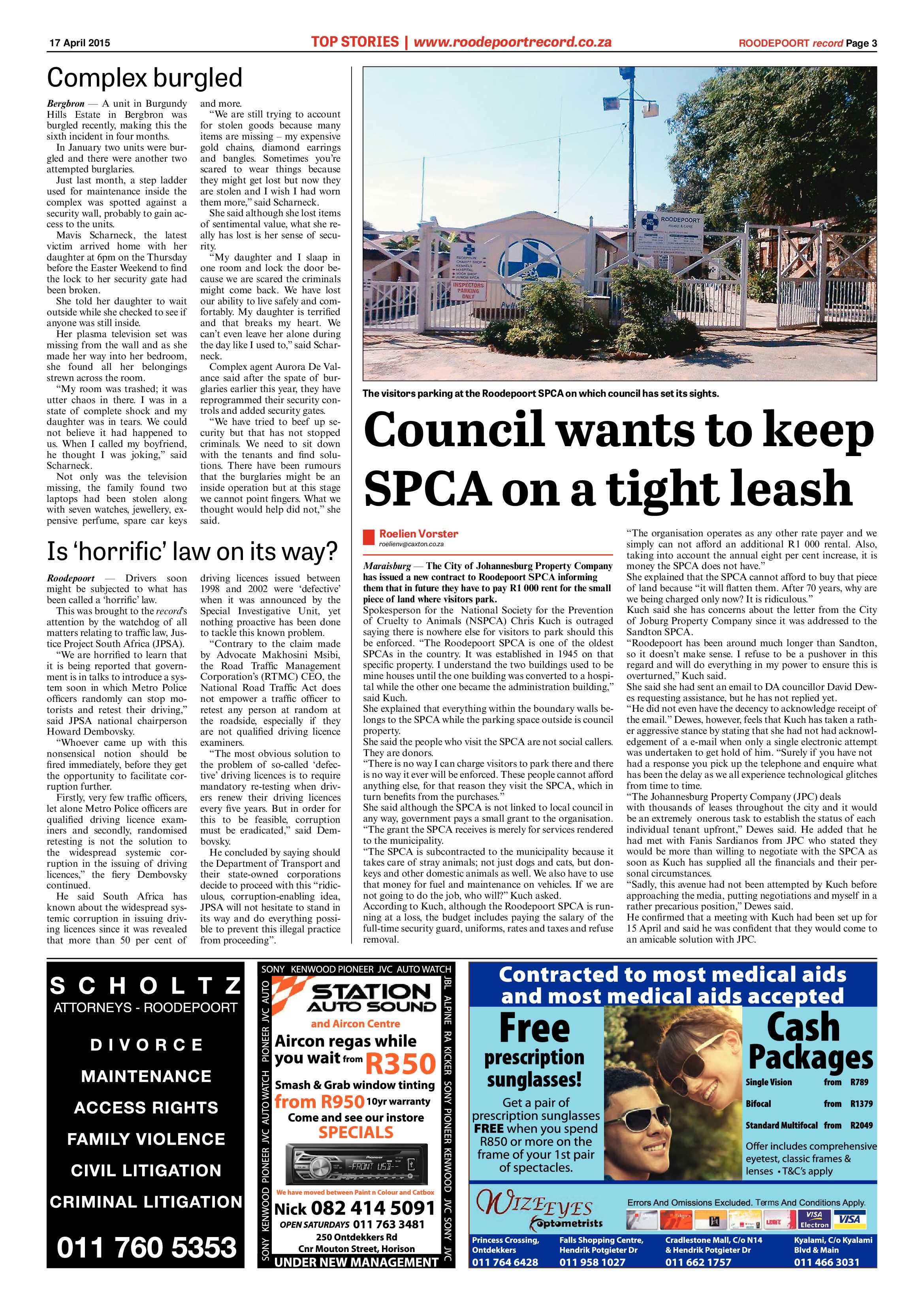 Roodepoort Record 17 April 2015 page 3