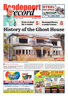 Roodepoort Record 17 April 2015