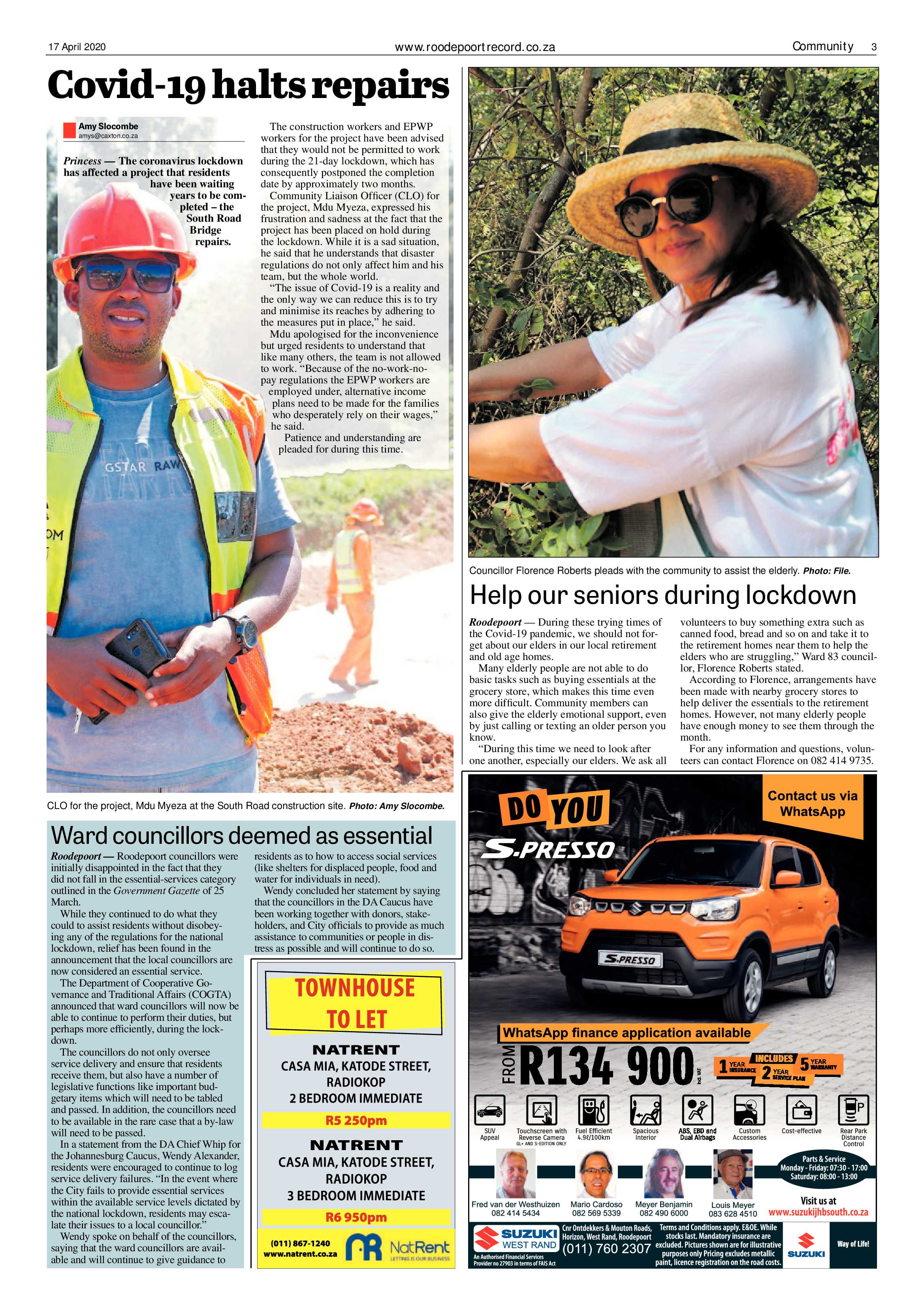 Roodepoort Record 17 April 2020 page 3
