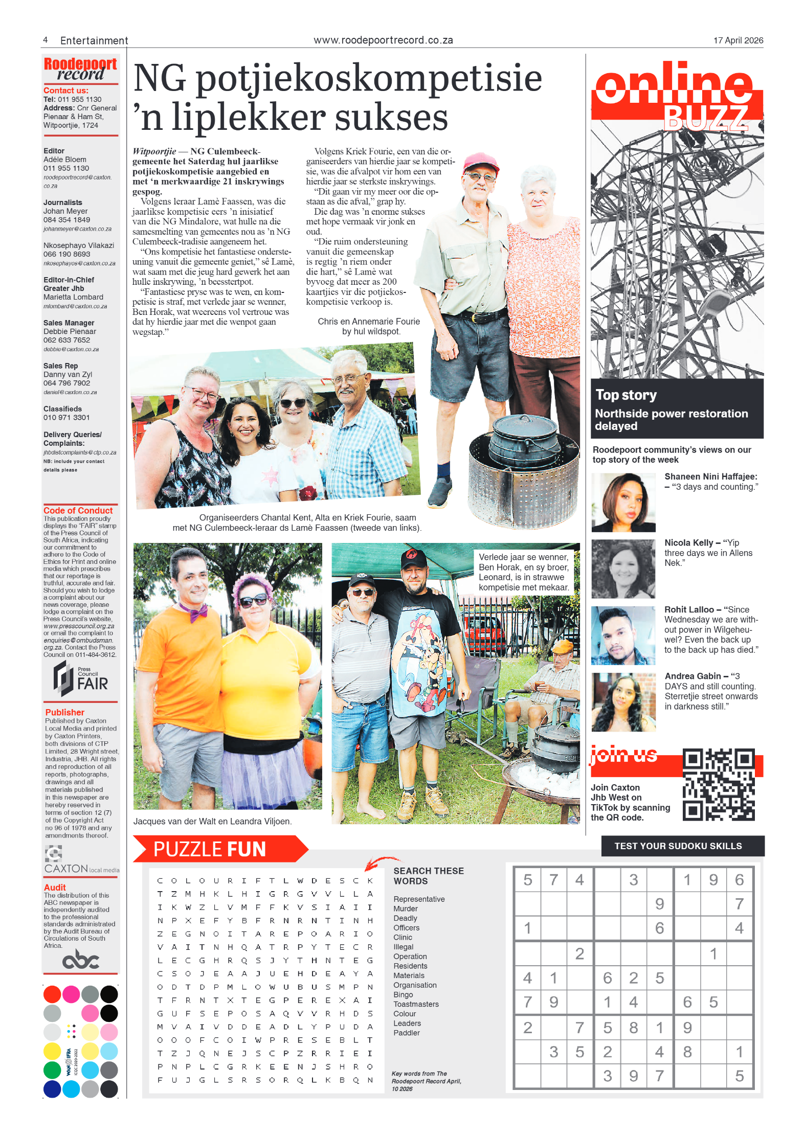 Roodepoort Record 17 April 2026 page 4