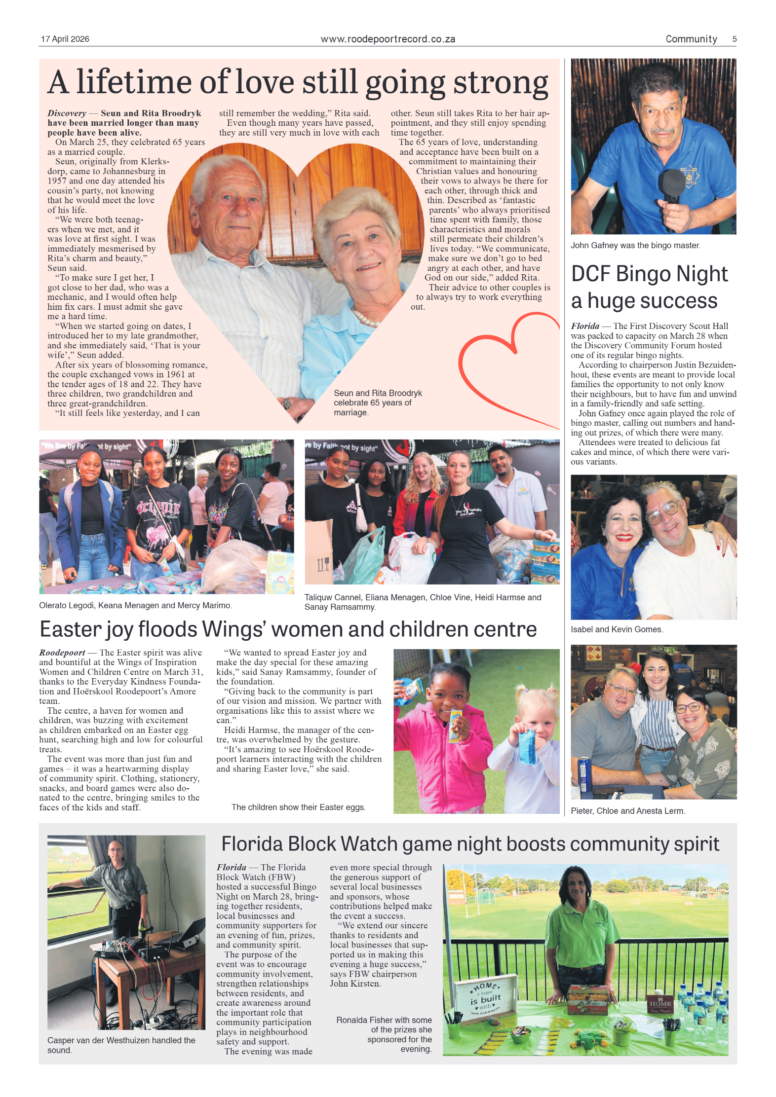 Roodepoort Record 17 April 2026 page 5