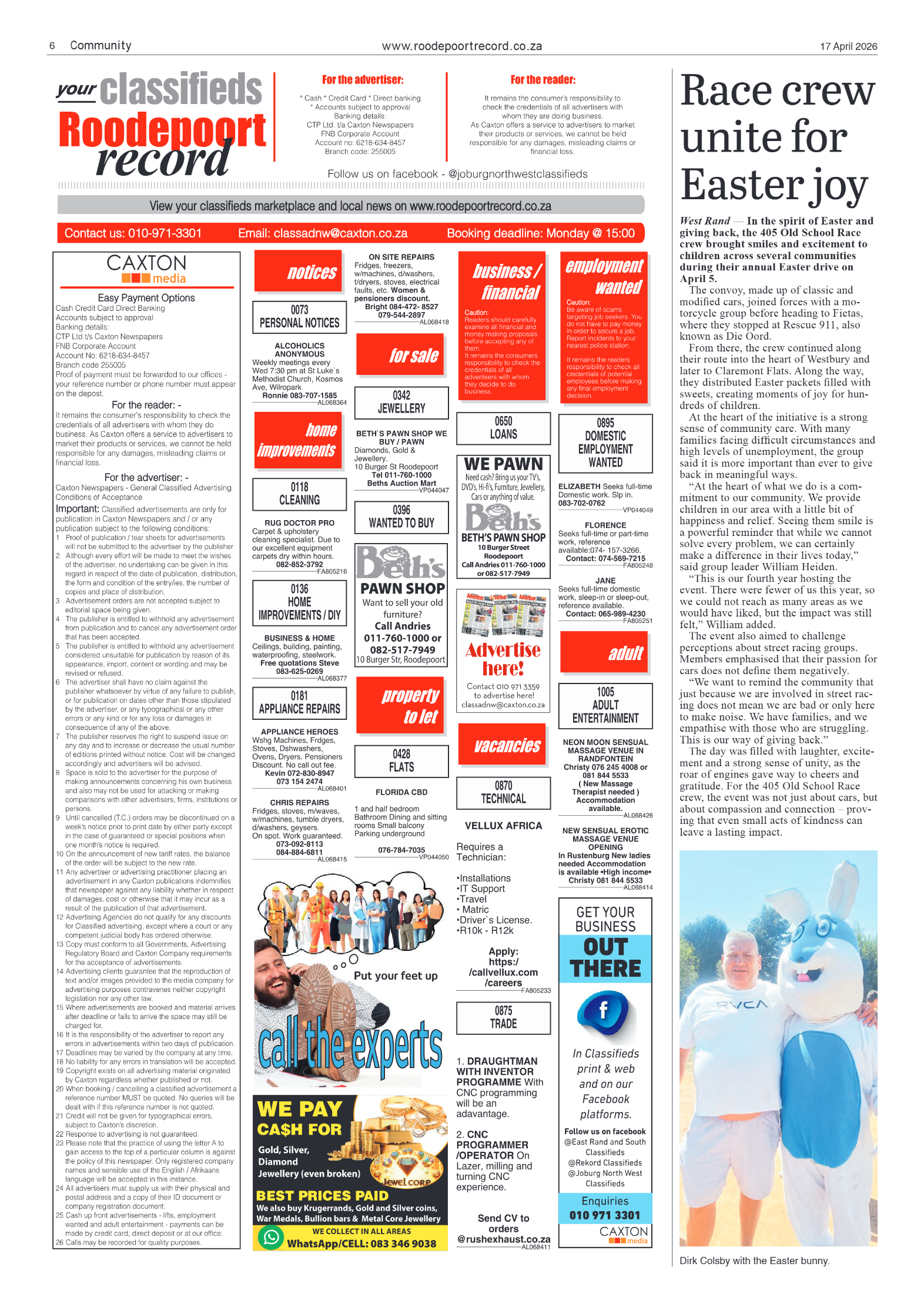 Roodepoort Record 17 April 2026 page 6