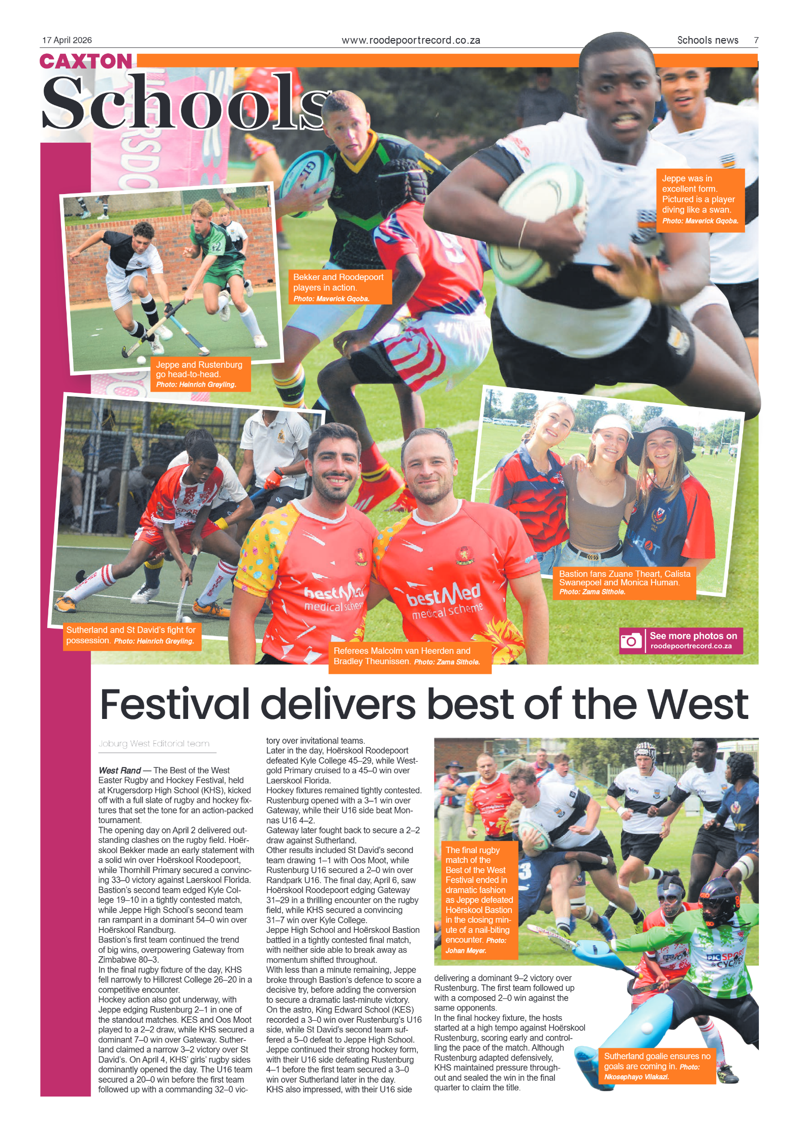Roodepoort Record 17 April 2026 page 7