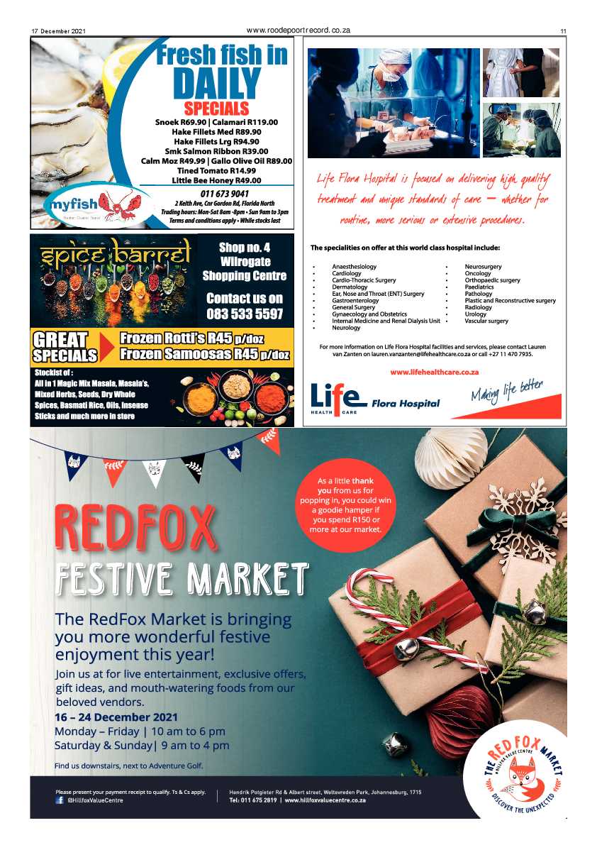 Roodepoort Record 17 December 2021 page 11