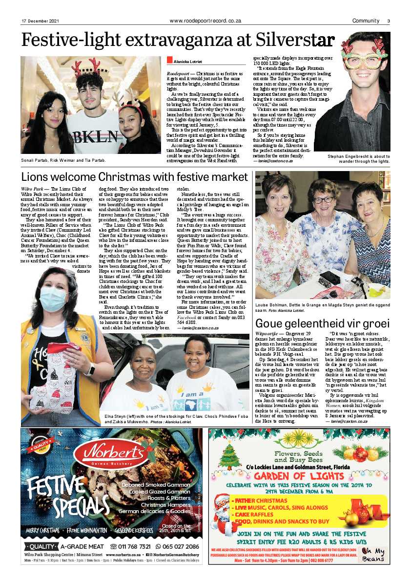 Roodepoort Record 17 December 2021 page 3