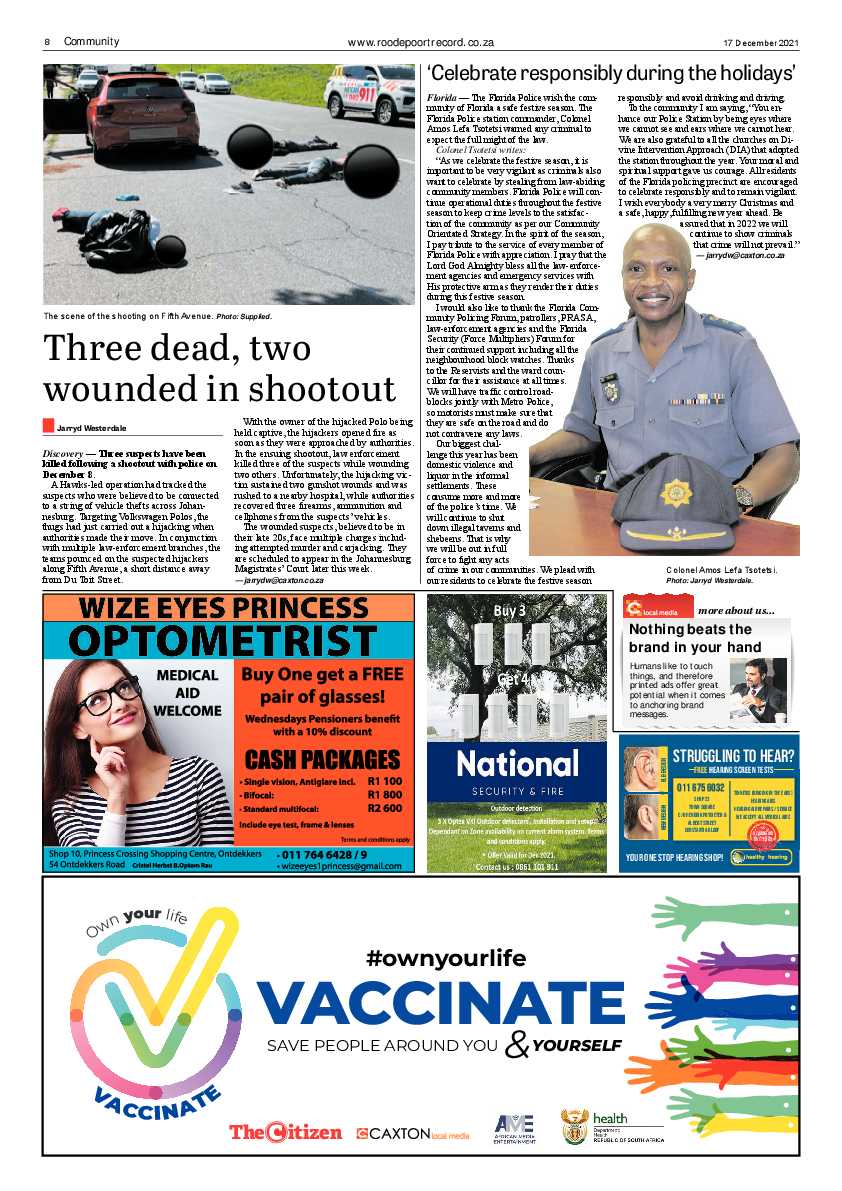 Roodepoort Record 17 December 2021 page 8