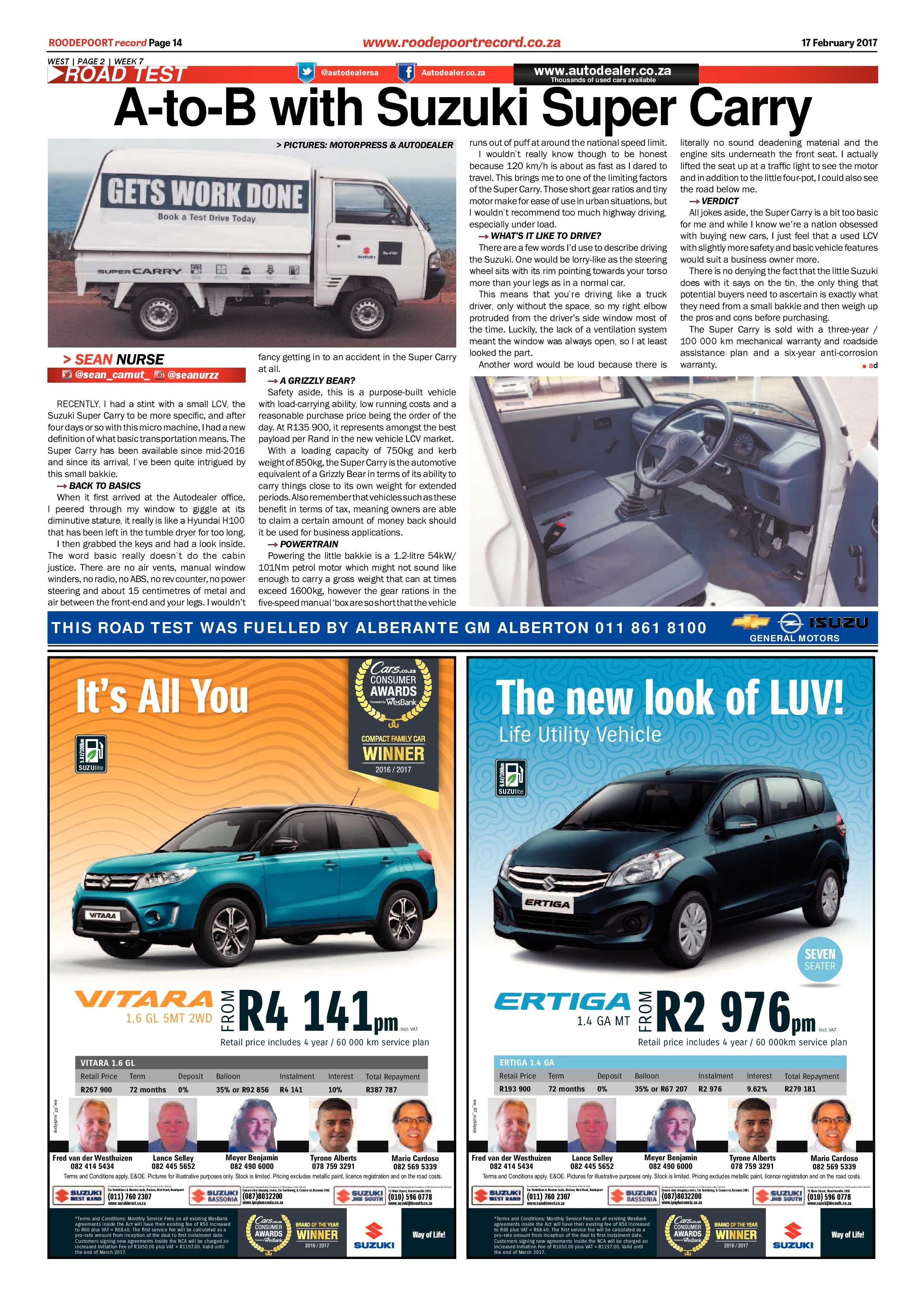 Roodepoort Record 17 February 2017 page 14