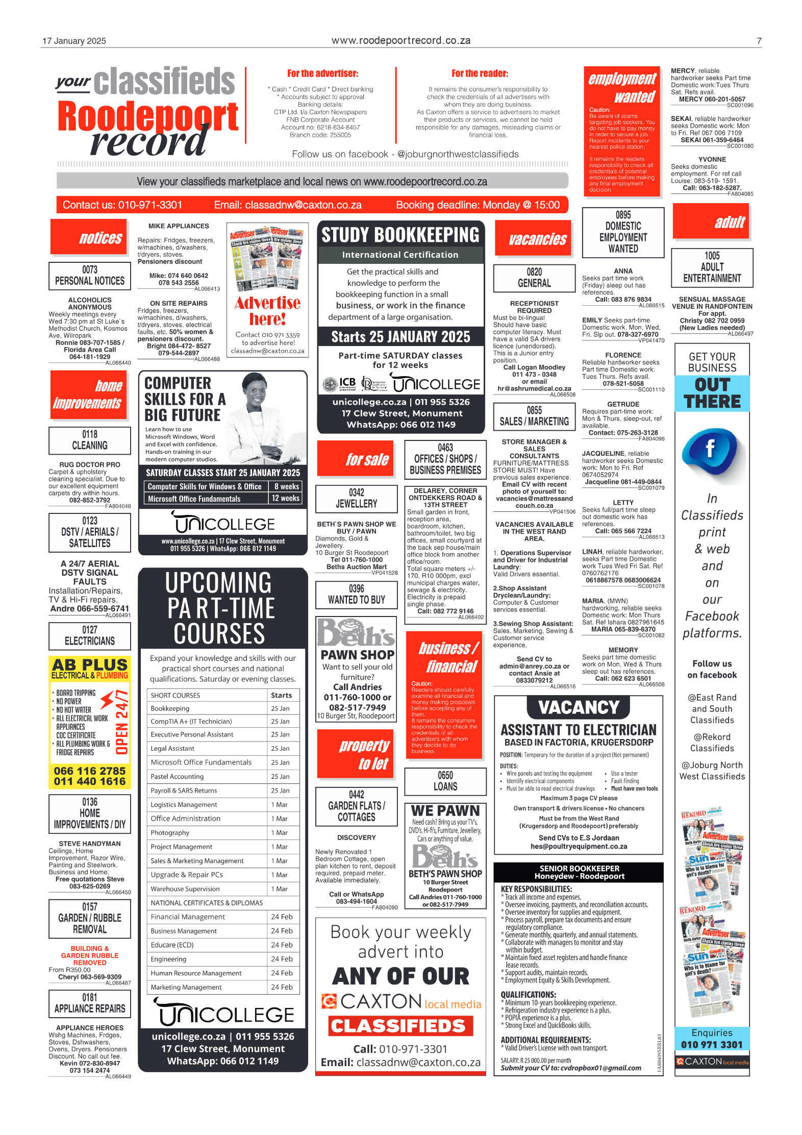 Roodepoort Record 17 January 2025 page 7