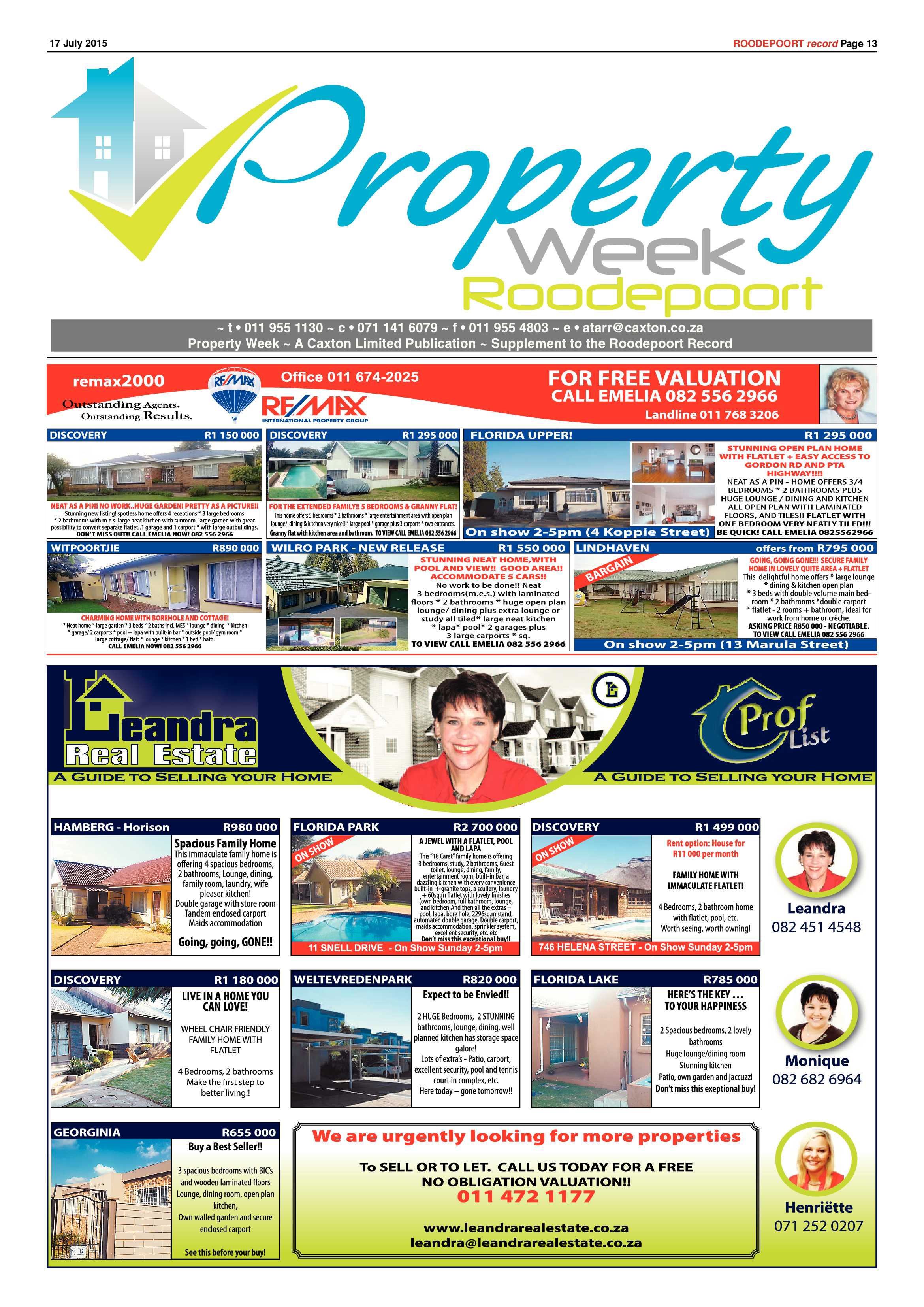 Roodepoort Record 17 July 2015 page 13