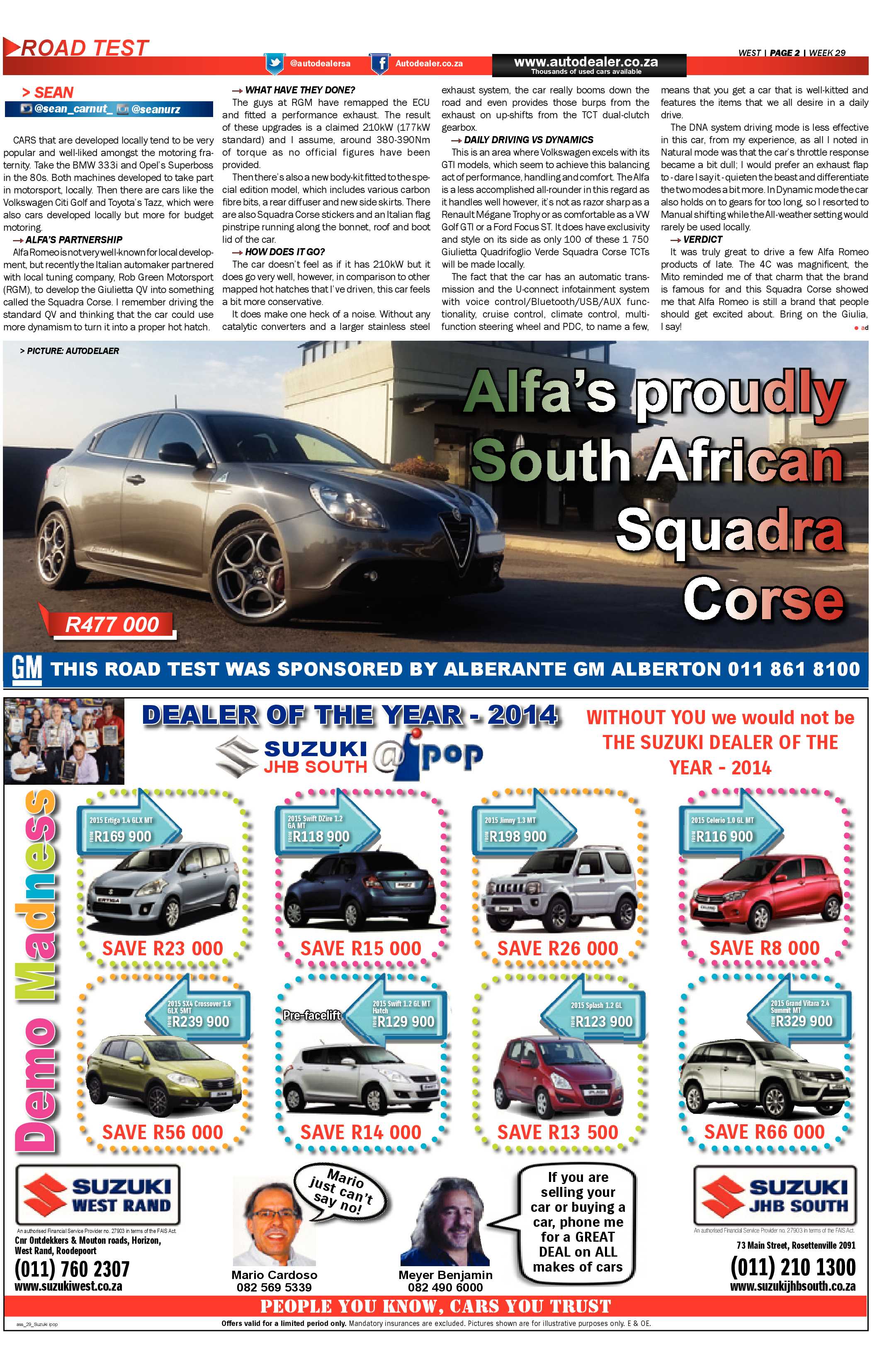 Roodepoort Record 17 July 2015 page 22