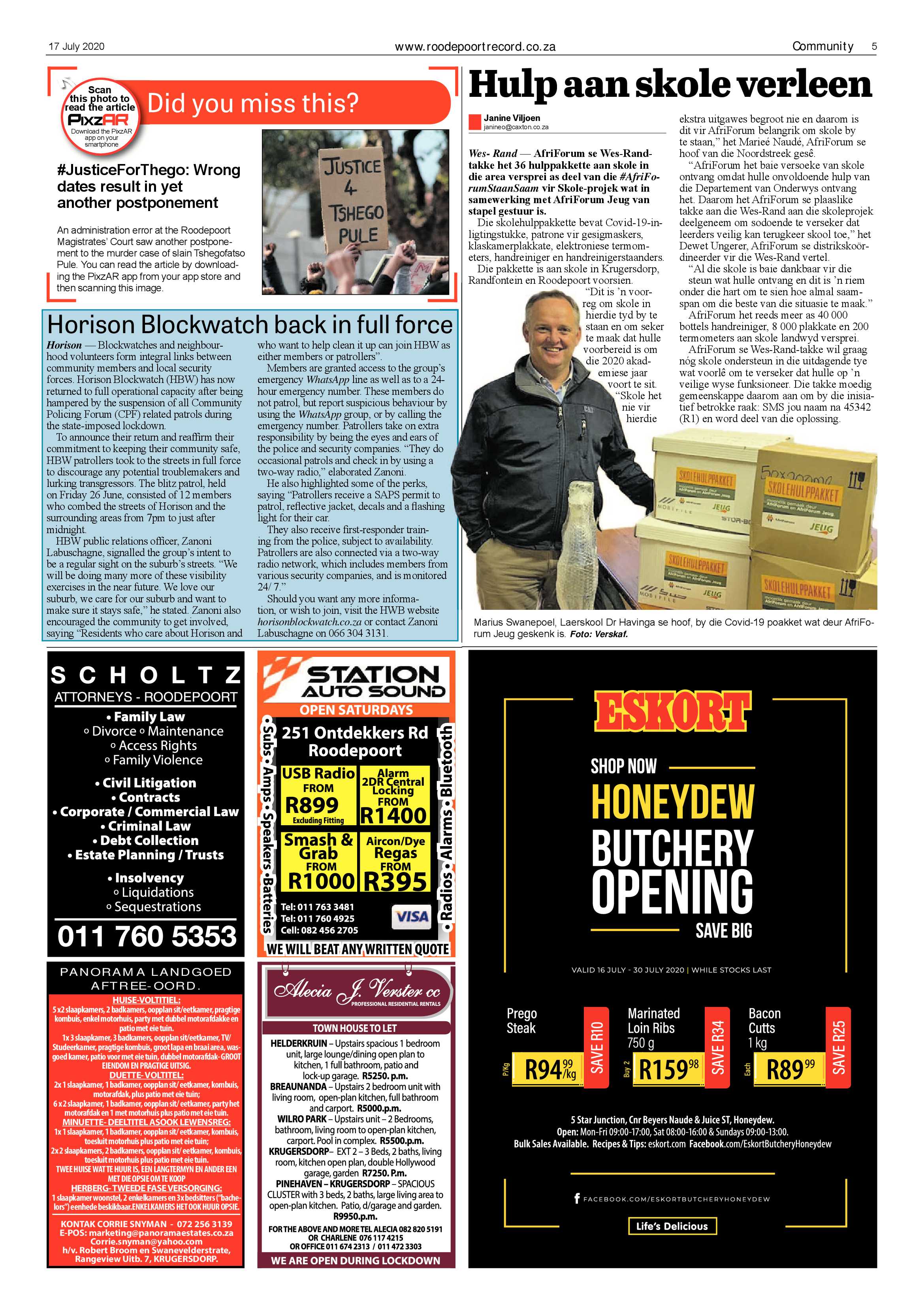 Roodepoort Record 17 July 2020 page 5