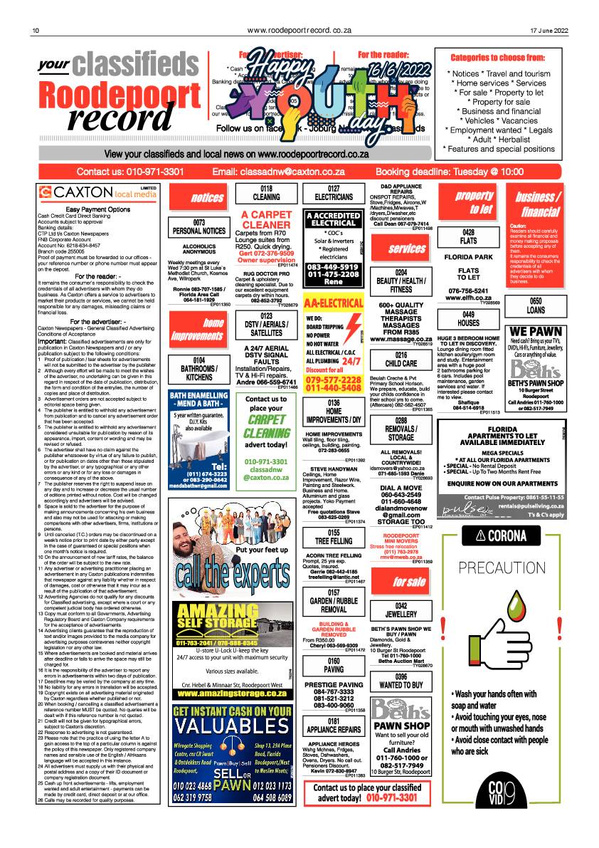 Roodepoort Record 17 June 2022 page 10