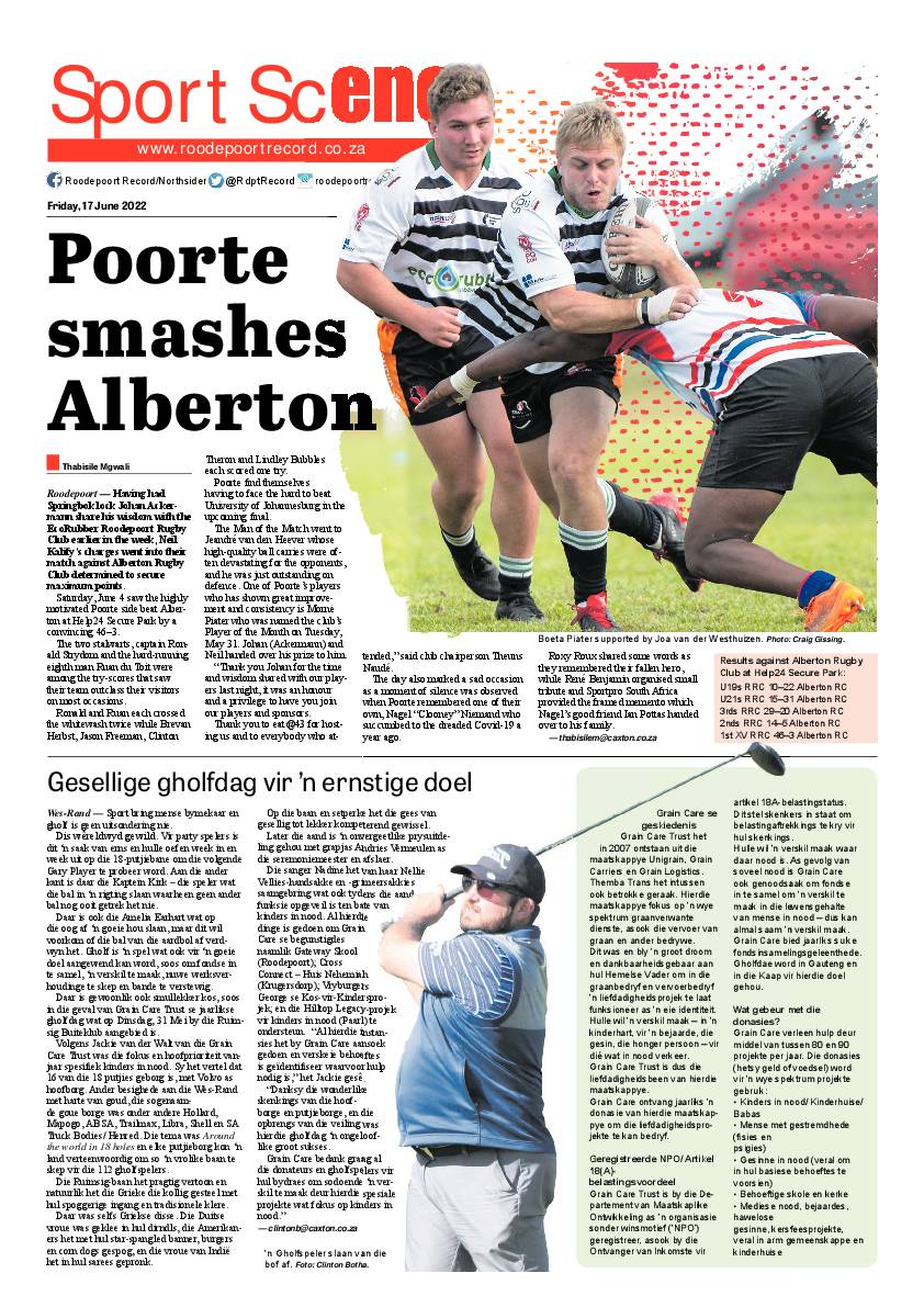 Roodepoort Record 17 June 2022 page 12