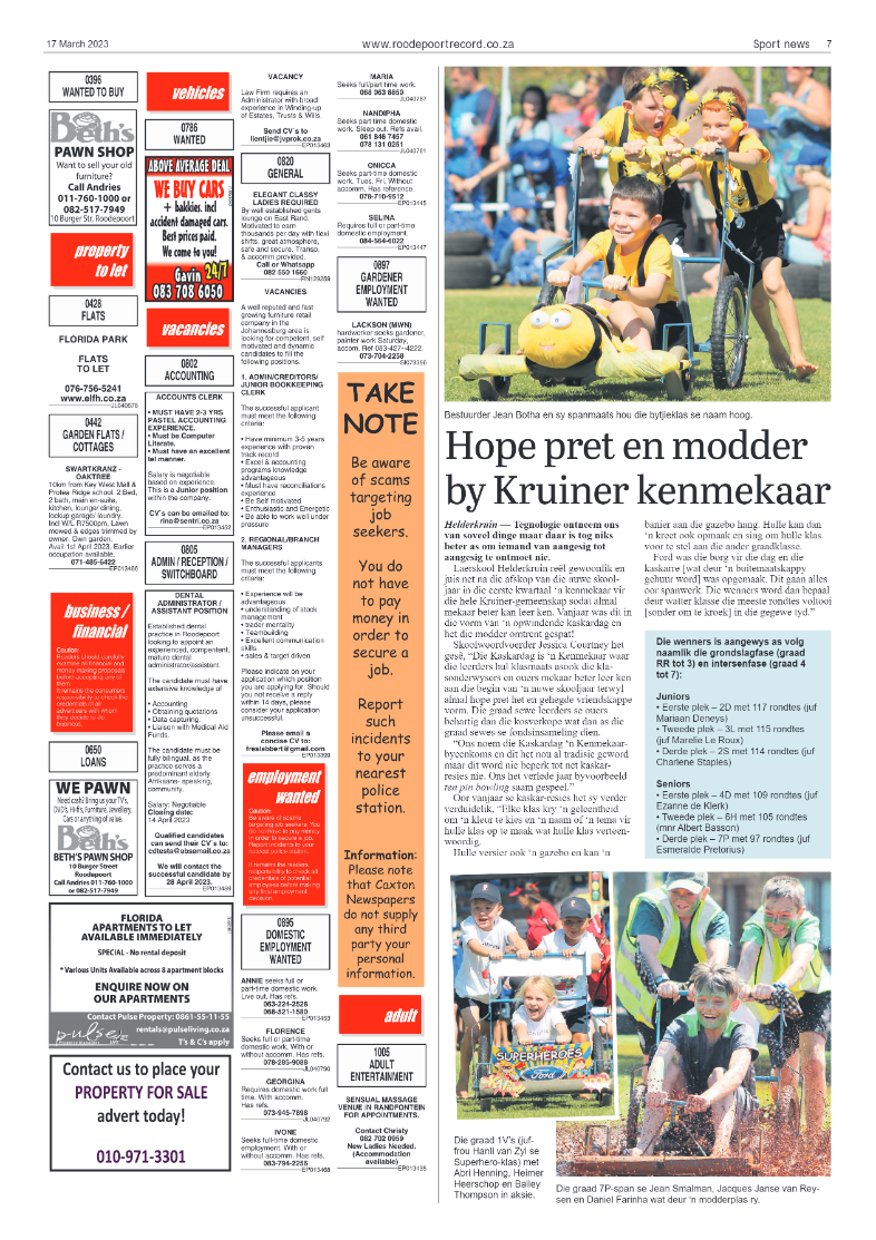 Roodepoort Record 17 March 2023 page 7