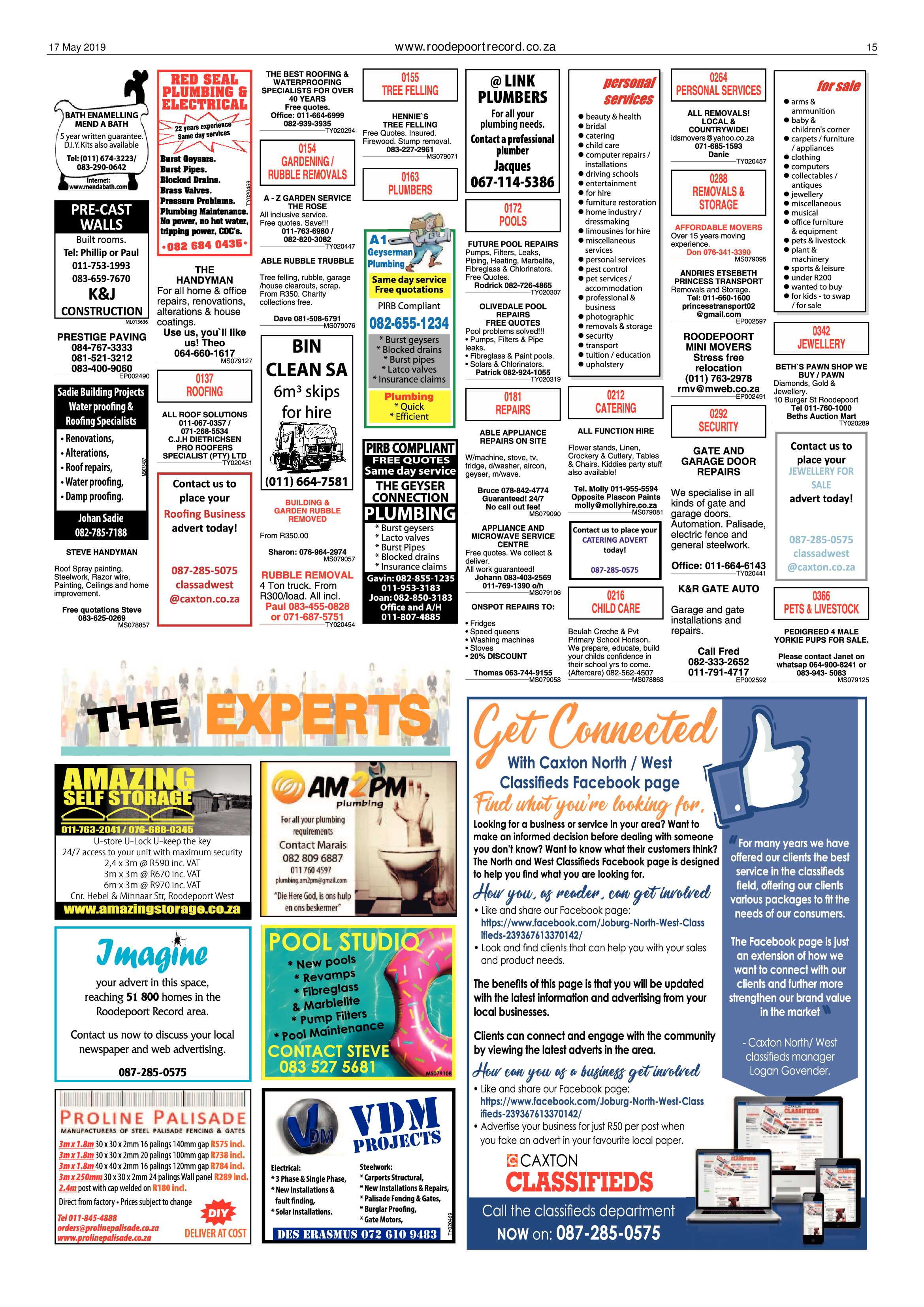 Roodepoort Record 17 May 2019 page 15