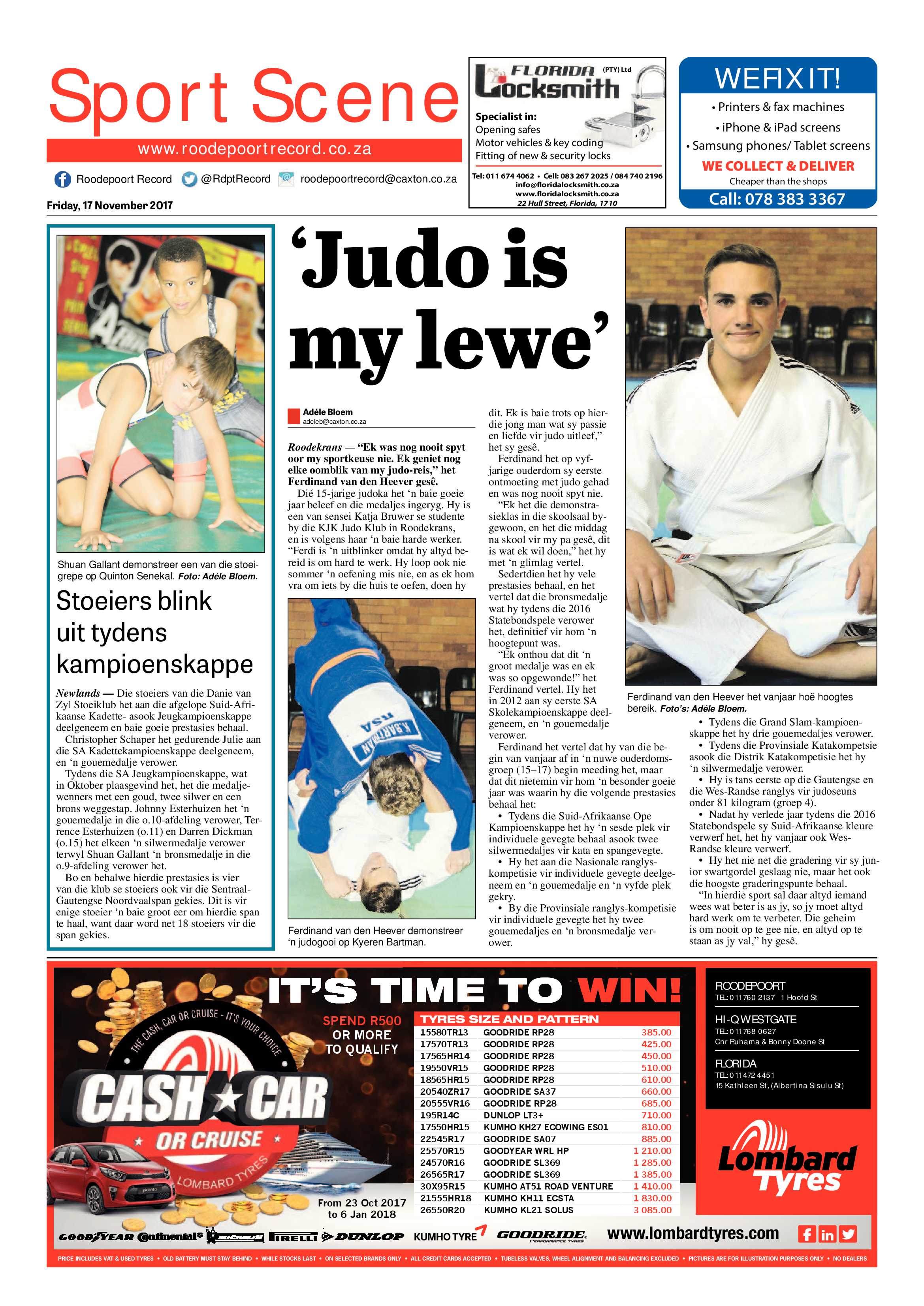 Roodepoort Record 17 November 2017 page 20