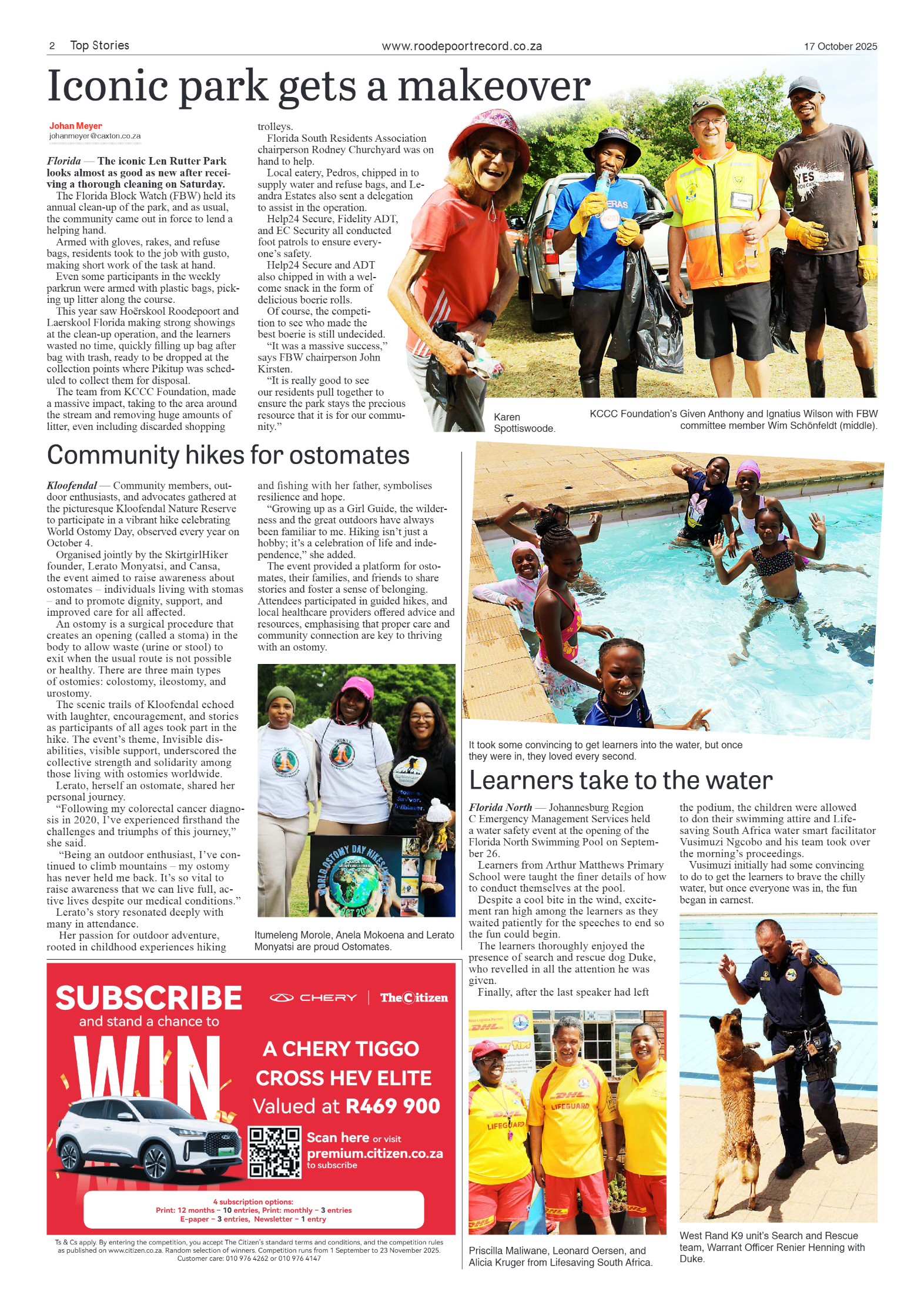 Roodepoort Record 17 October 2025 page 2