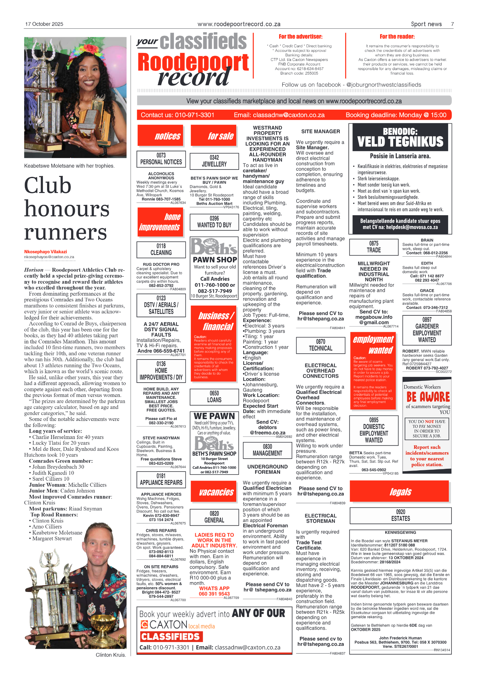 Roodepoort Record 17 October 2025 page 7