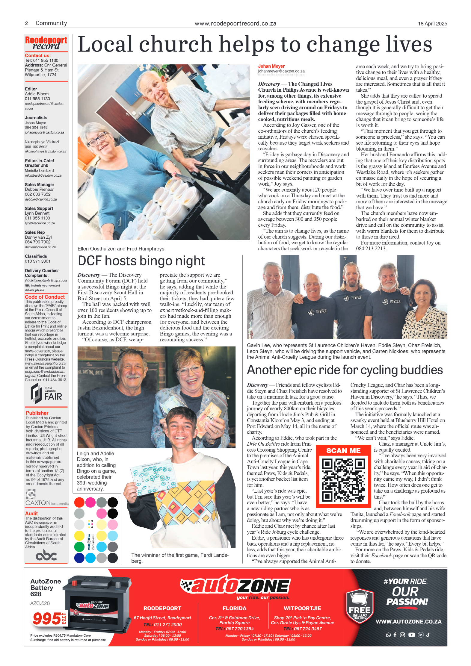 Roodepoort Record 18 April 2025 page 2