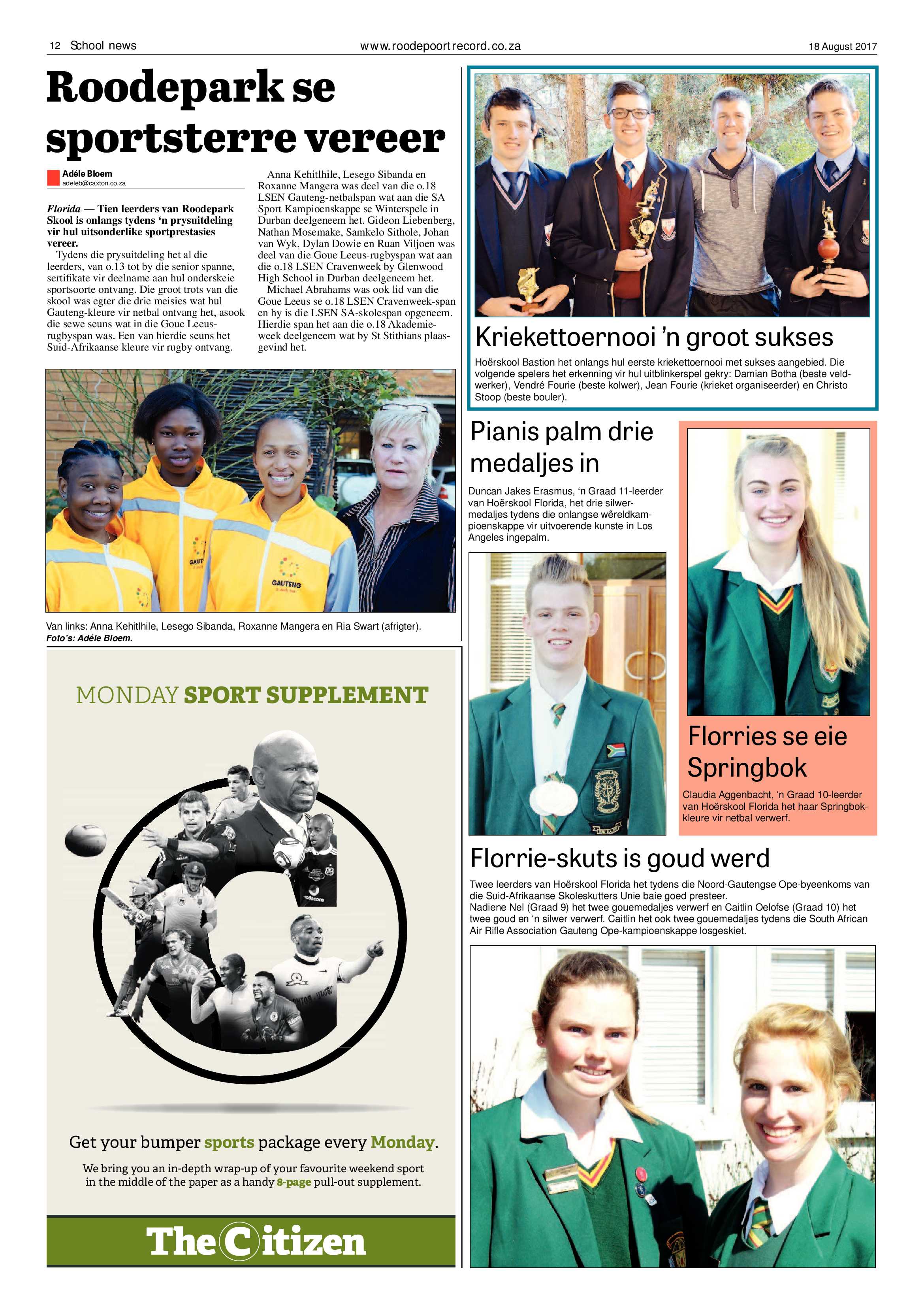 Roodepoort Record 18 August 2017 page 12