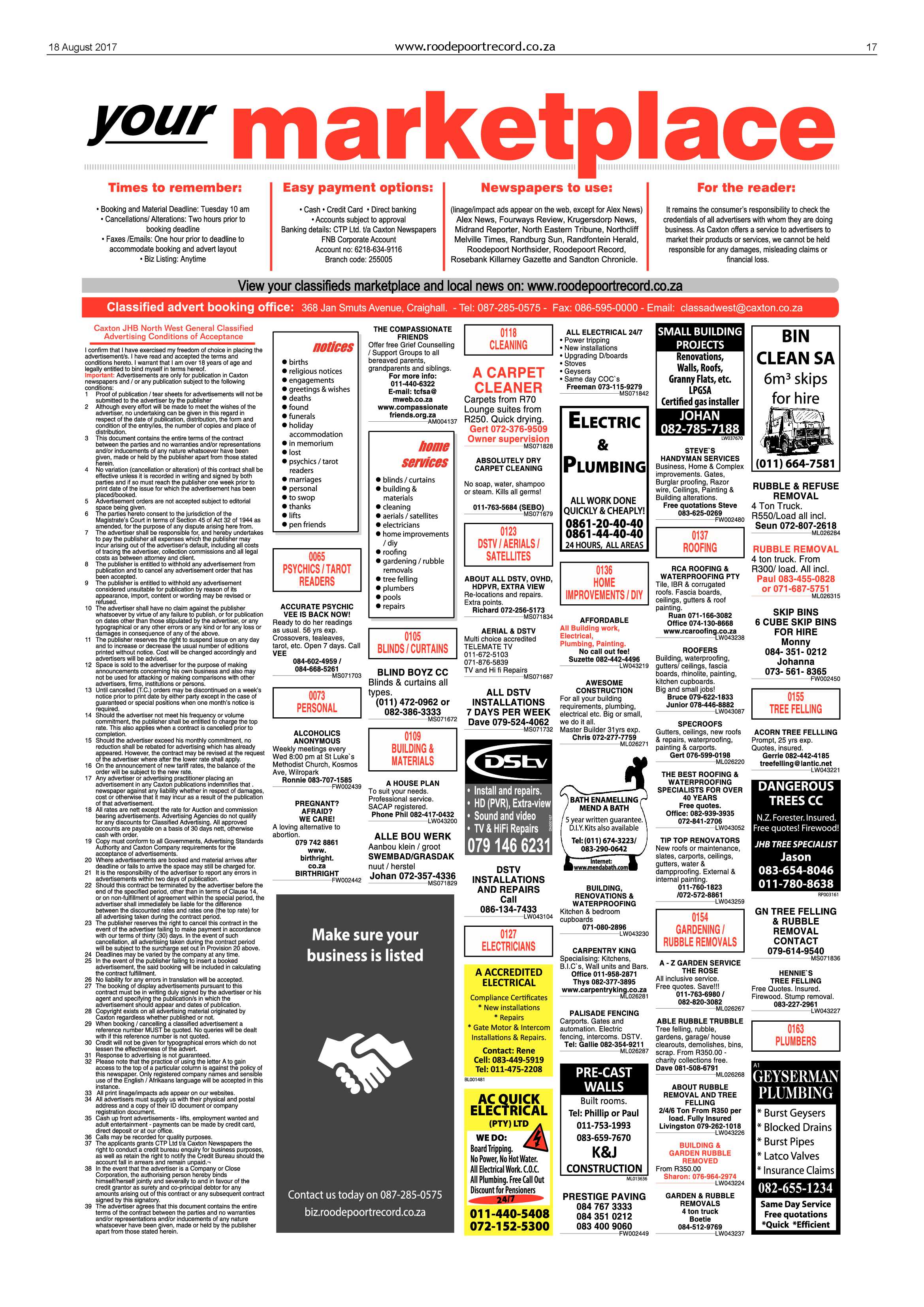Roodepoort Record 18 August 2017 page 17