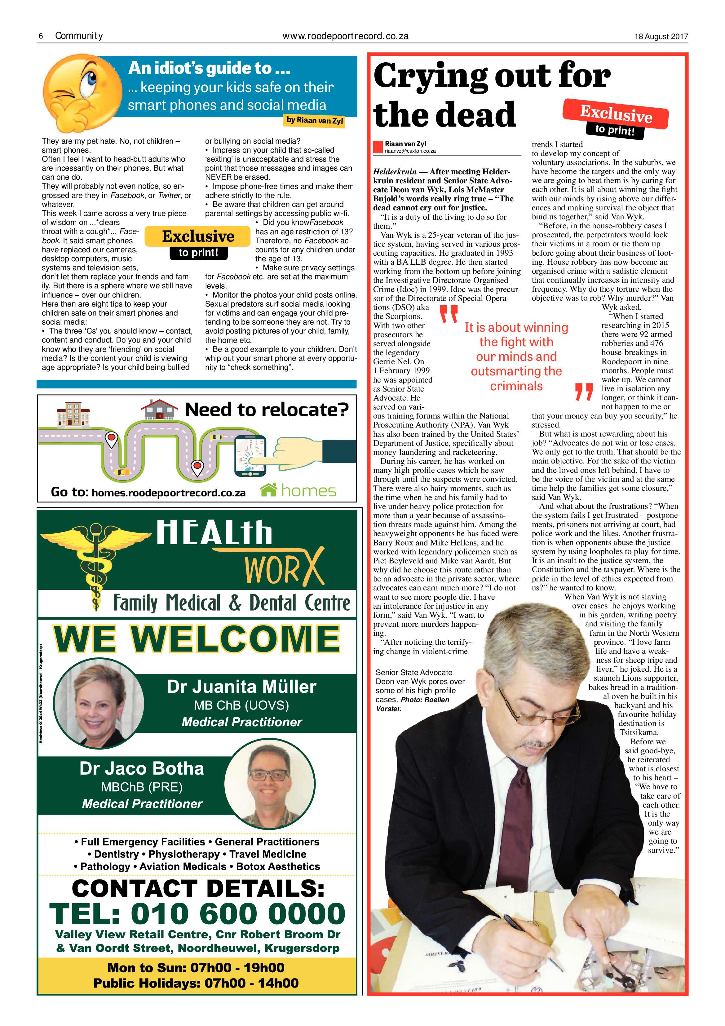 Roodepoort Record 18 August 2017 page 6