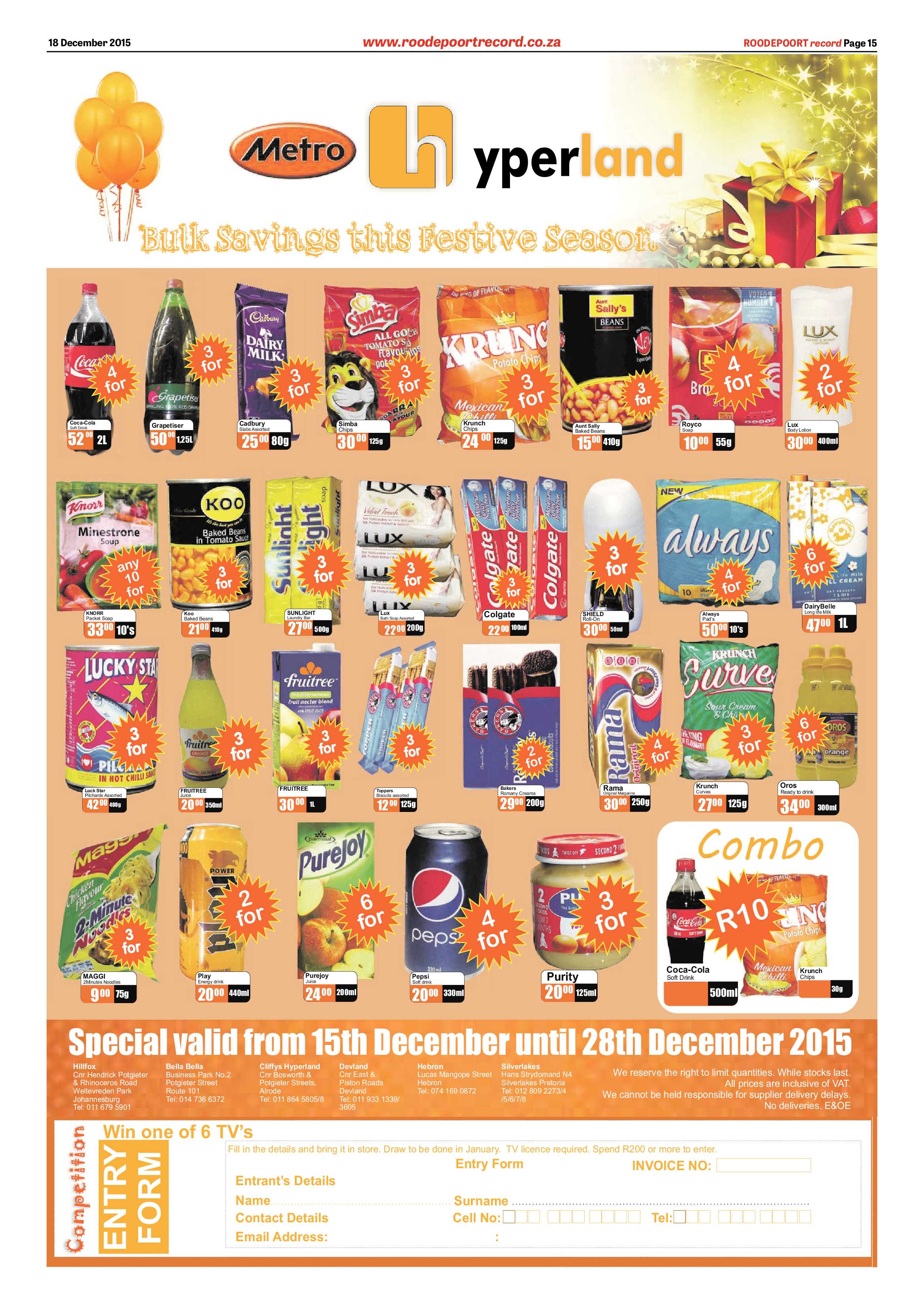 Roodepoort Record 18 December 2015 page 15