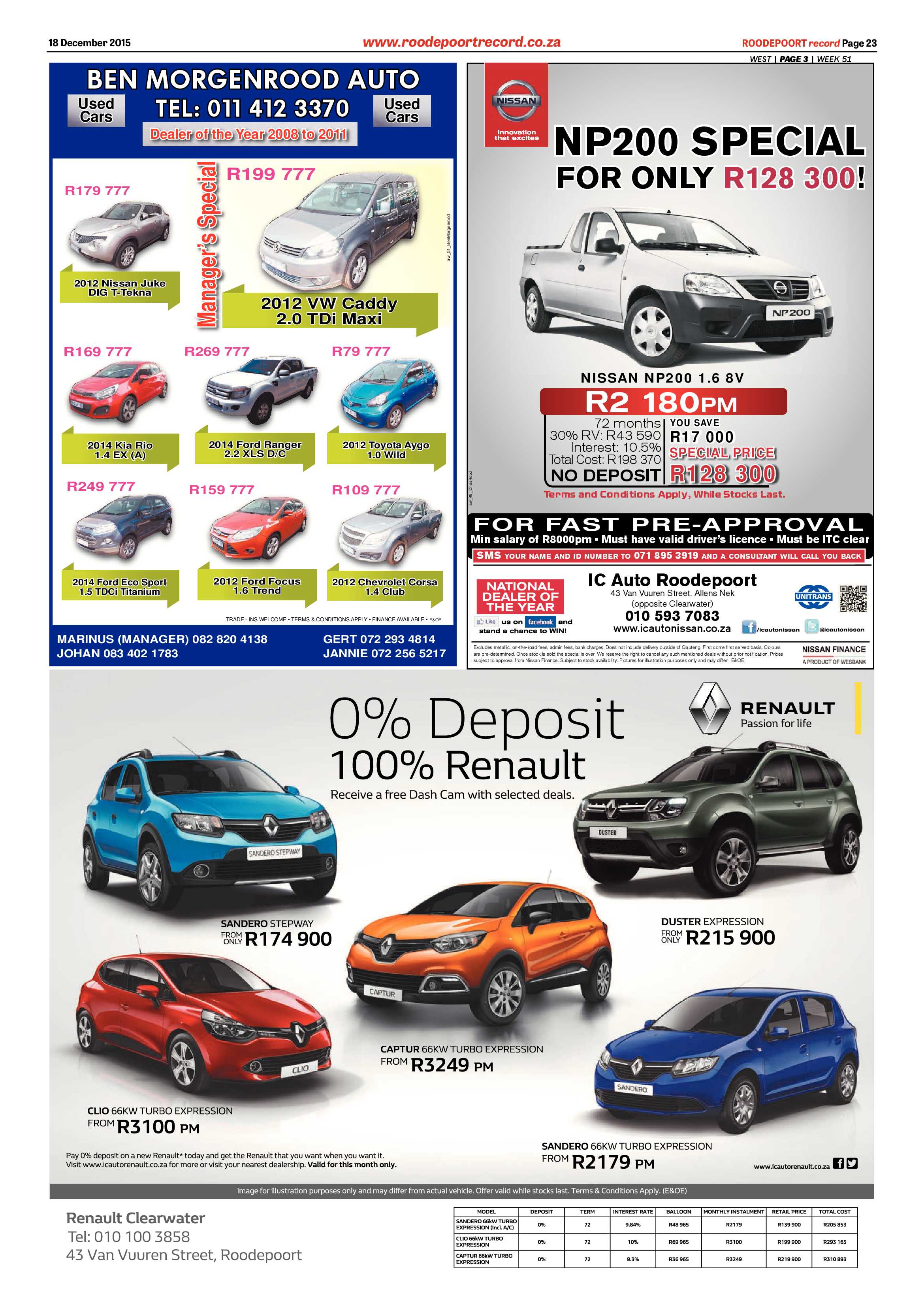 Roodepoort Record 18 December 2015 page 23