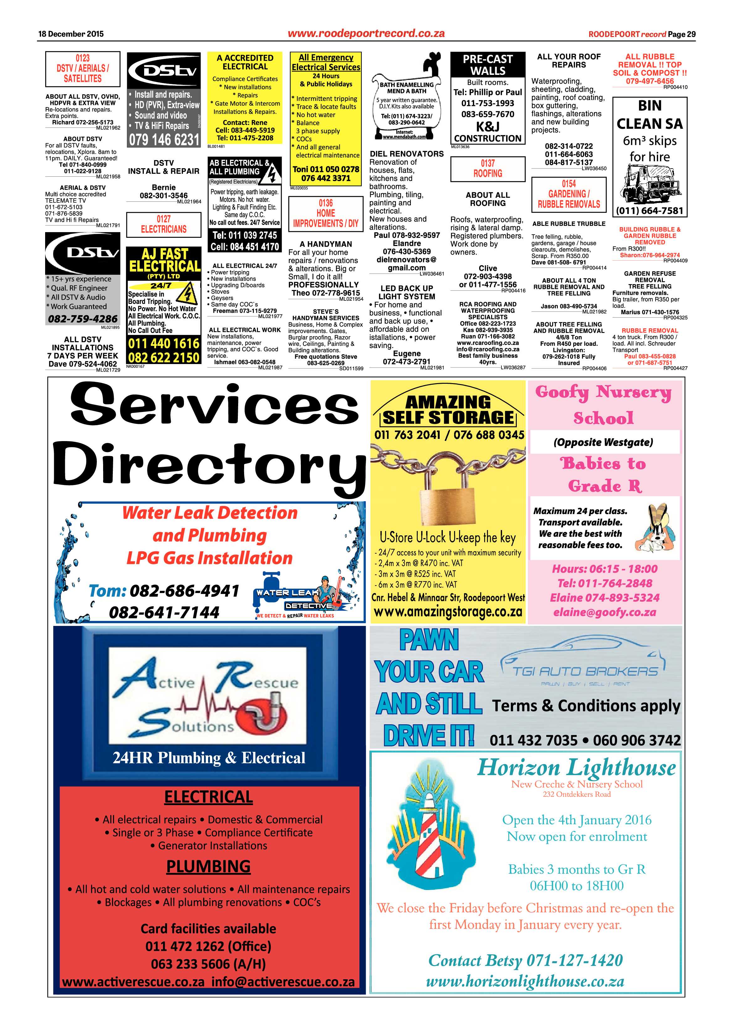 Roodepoort Record 18 December 2015 page 29