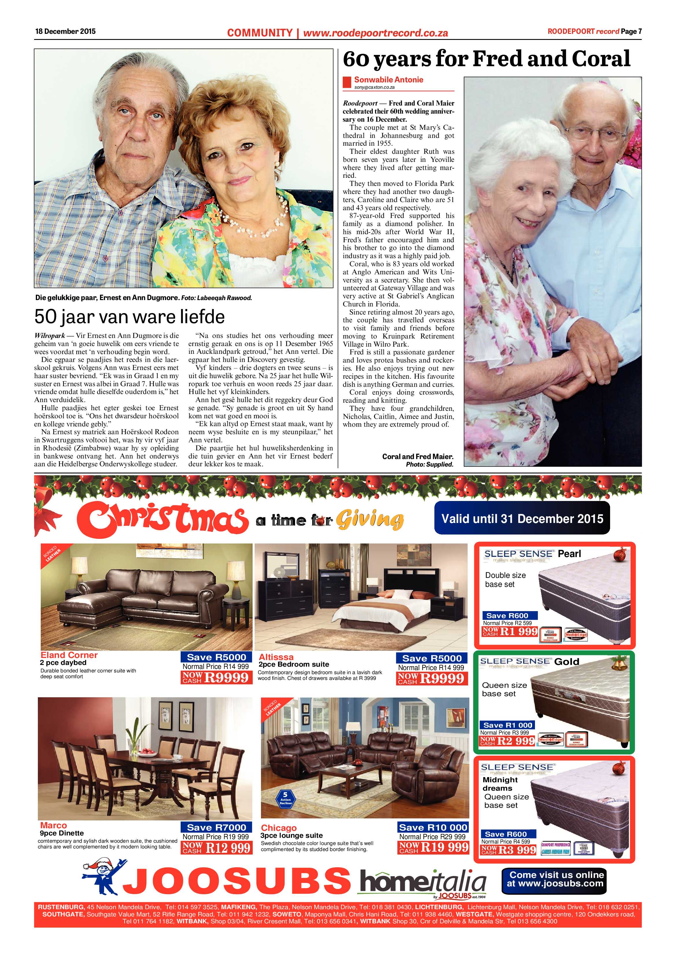 Roodepoort Record 18 December 2015 page 7