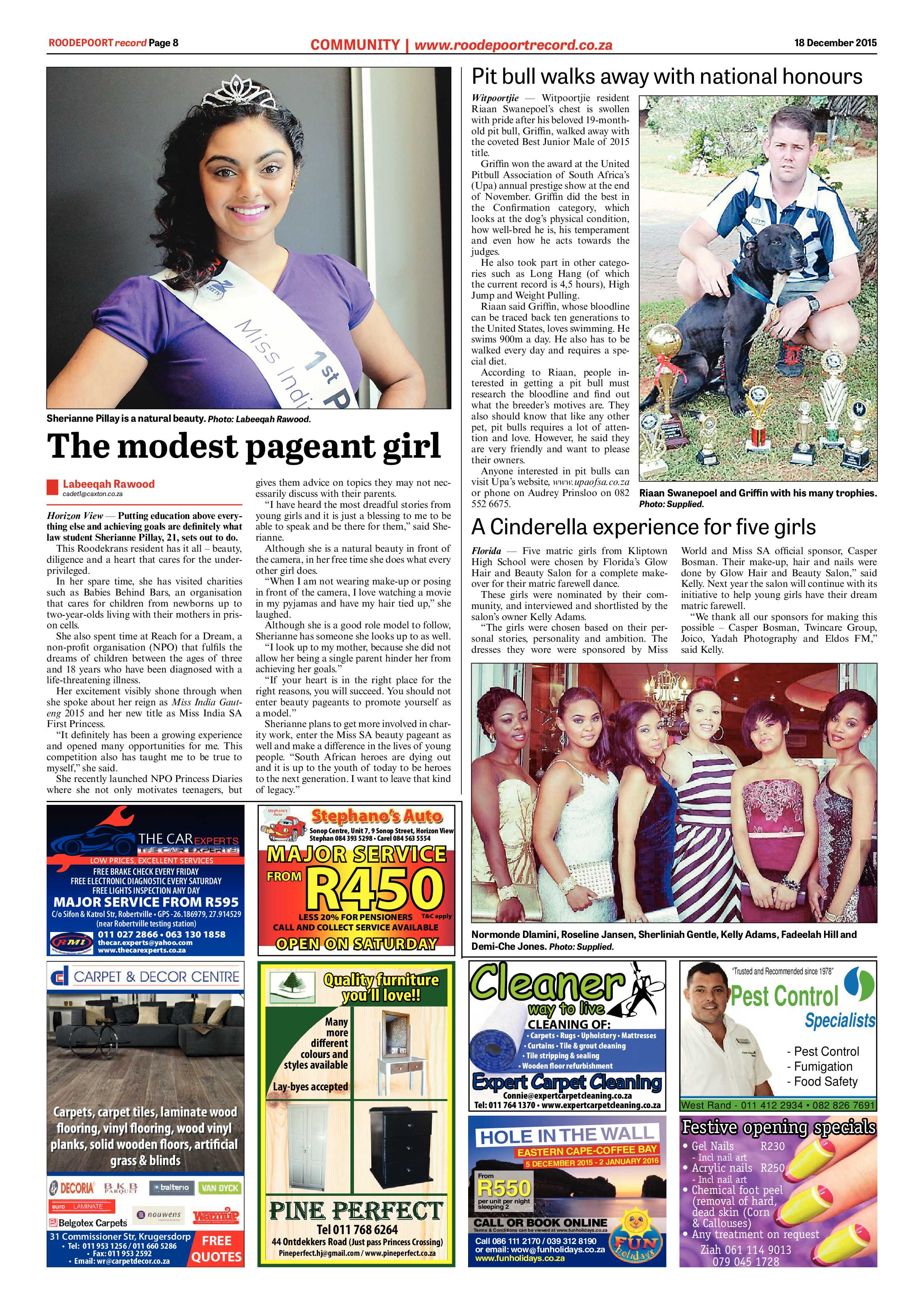 Roodepoort Record 18 December 2015 page 8