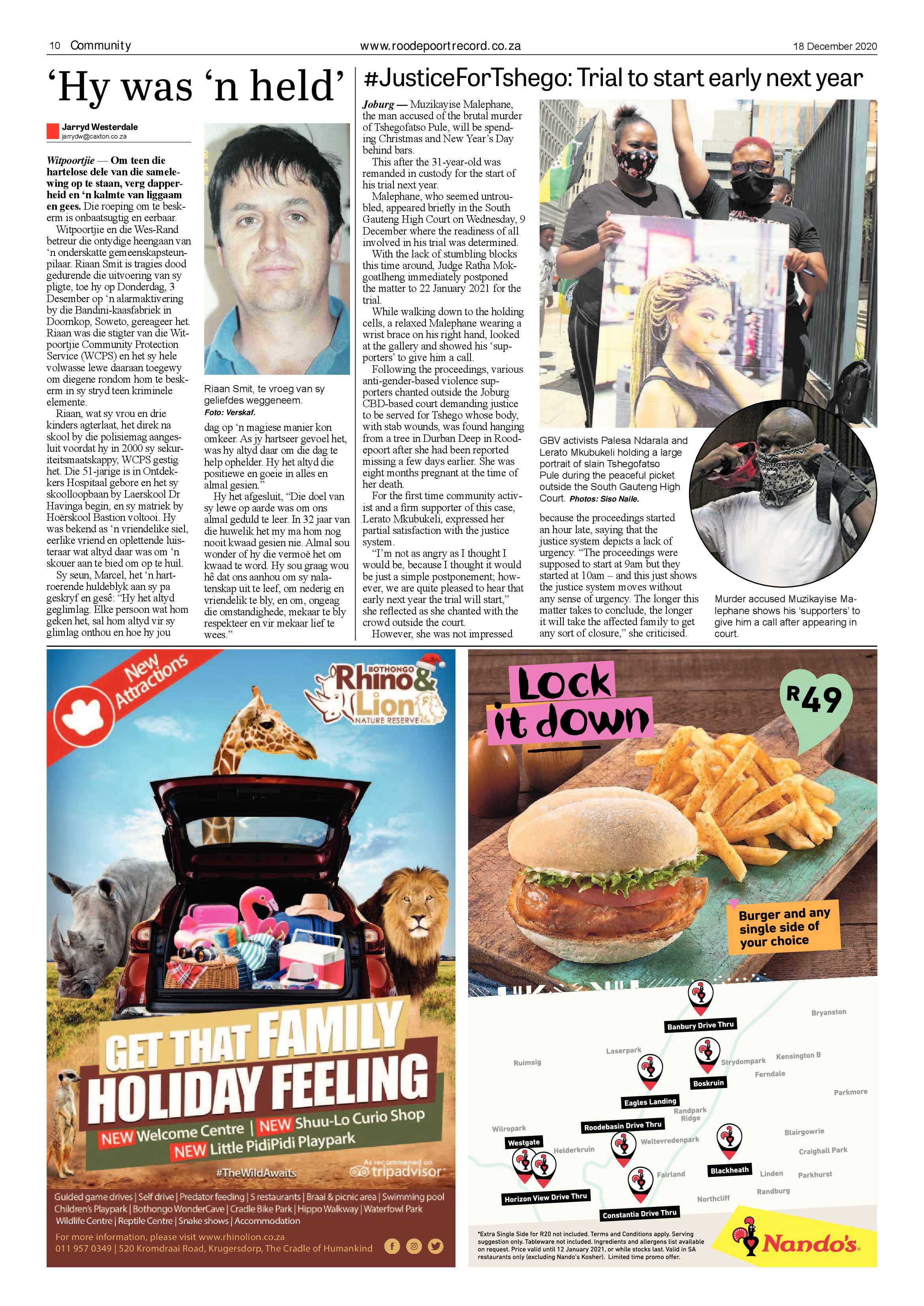 Roodepoort Record 18 December 2020 page 10